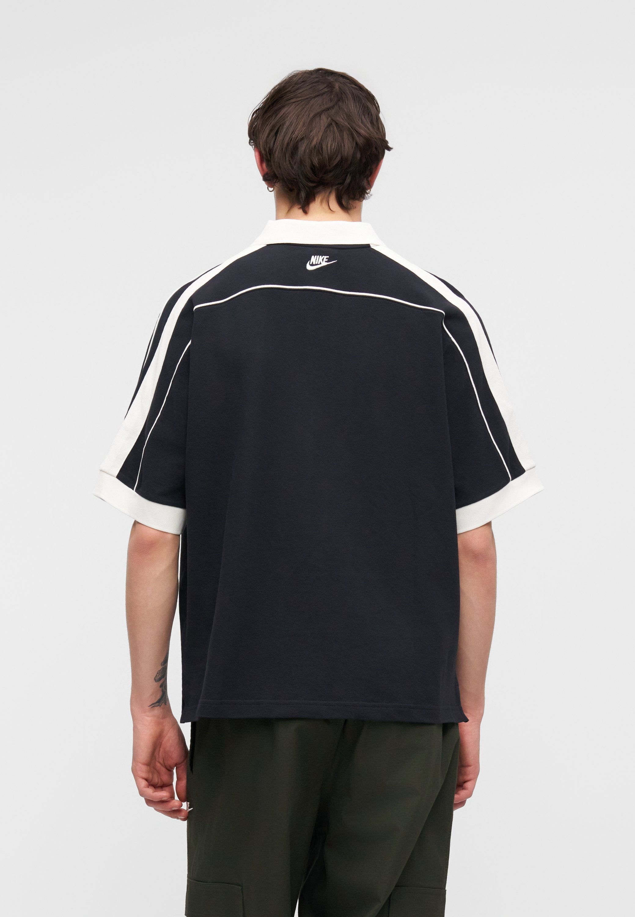 CLUB FUTBOL - Polo shirt - black/sail