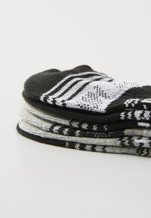 6 PACK - Sports socks - mottled grey/black/white