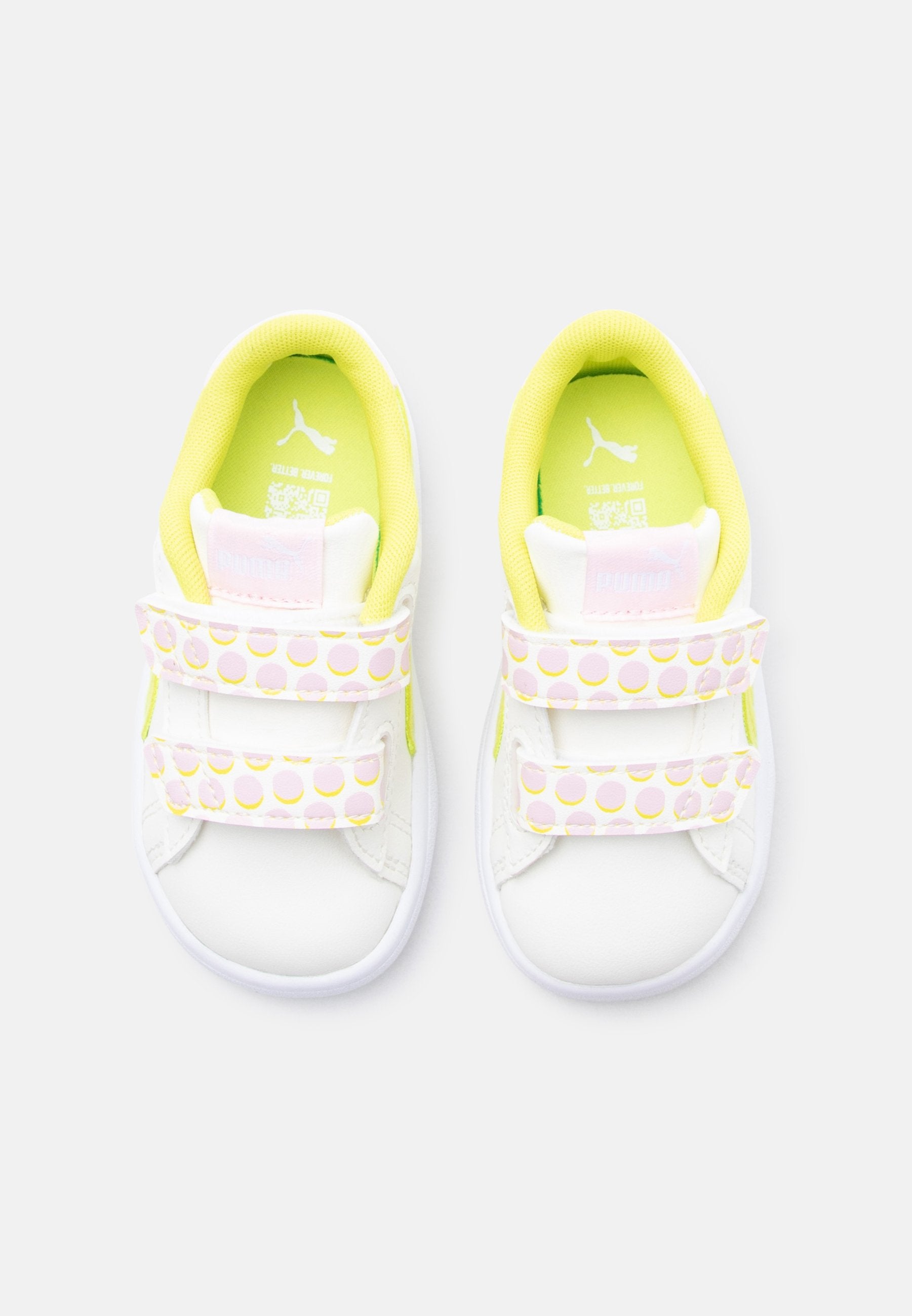 SMASH FUN UNISEX - Trainers - warm white/lux lime/pearl pink