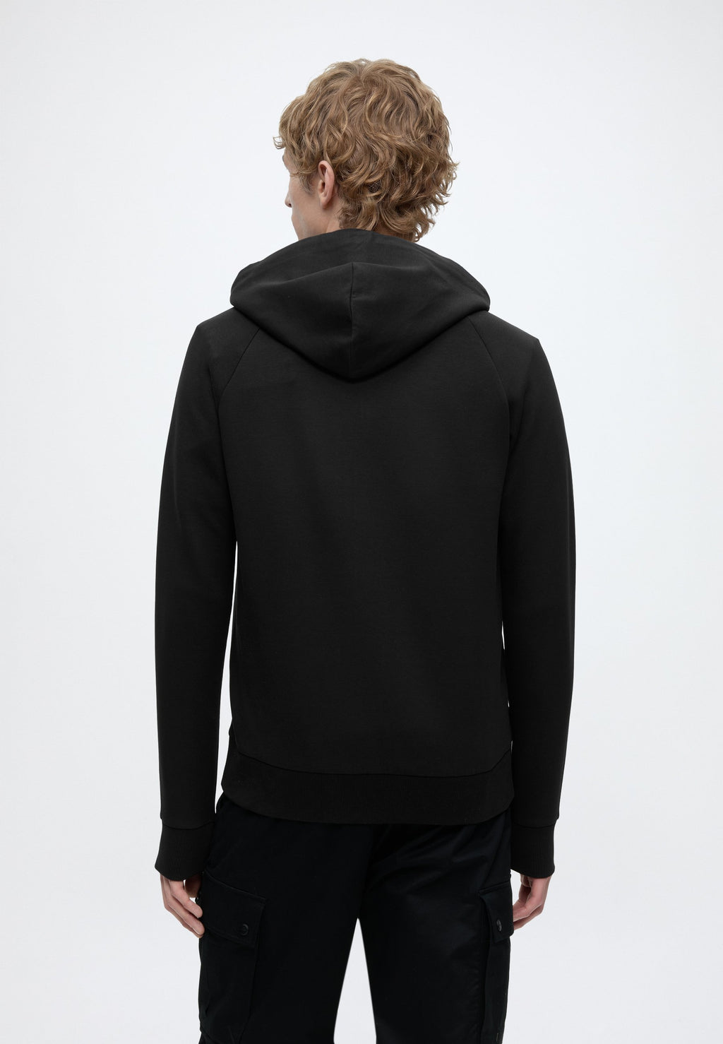 SAGGY - Zip-up sweatshirt - black