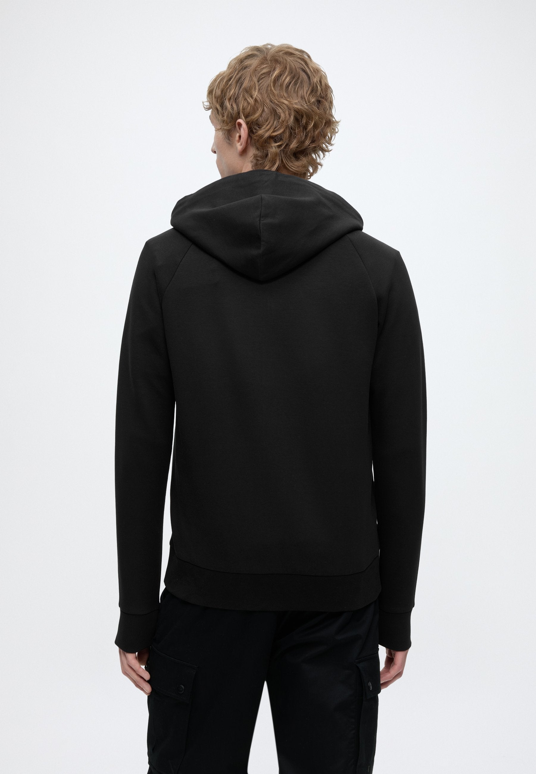 SAGGY - Zip-up sweatshirt - black