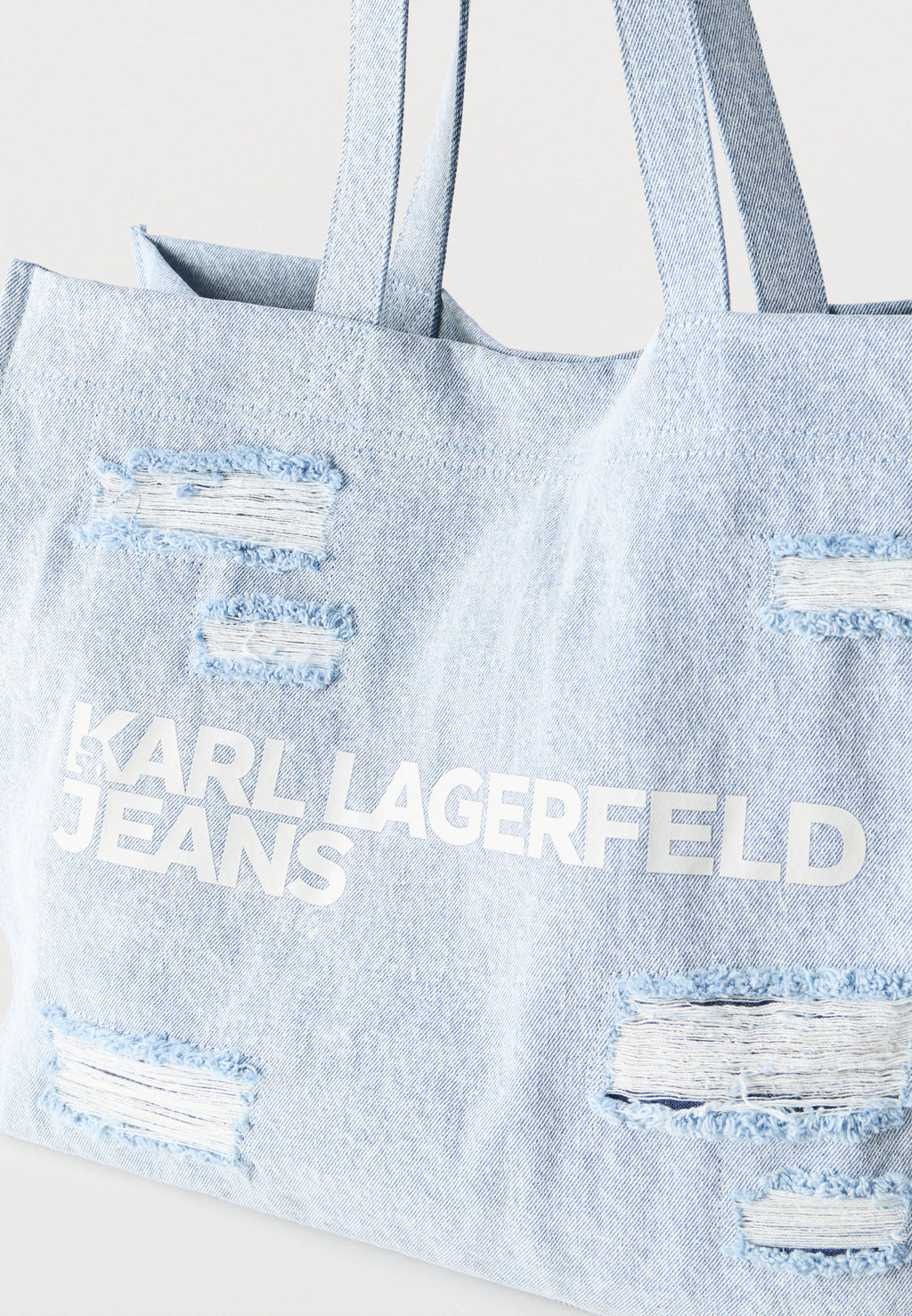 DISRUPTED - Tote bag - washed blue