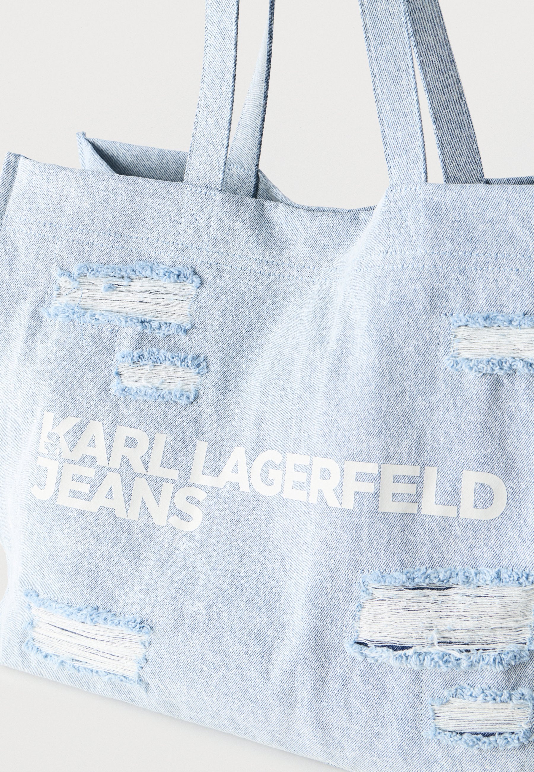 DISRUPTED - Tote bag - washed blue