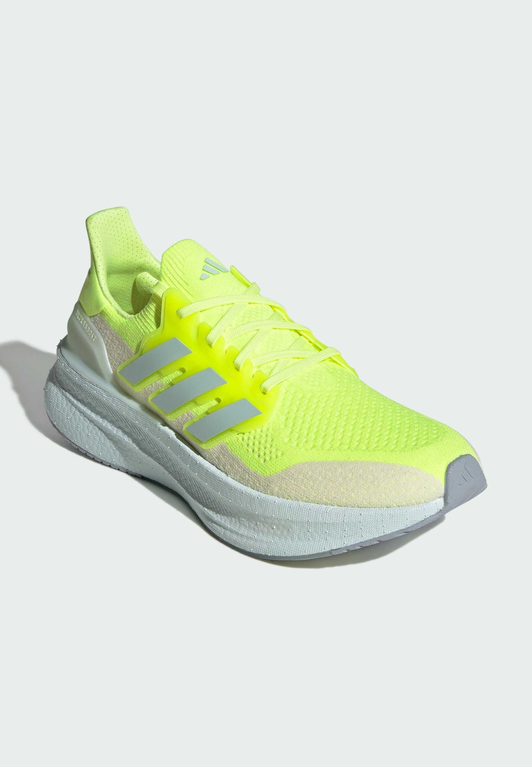 ULTRABOOST 5 - Road running shoes - hi-res yellow   blue tint   halo silver