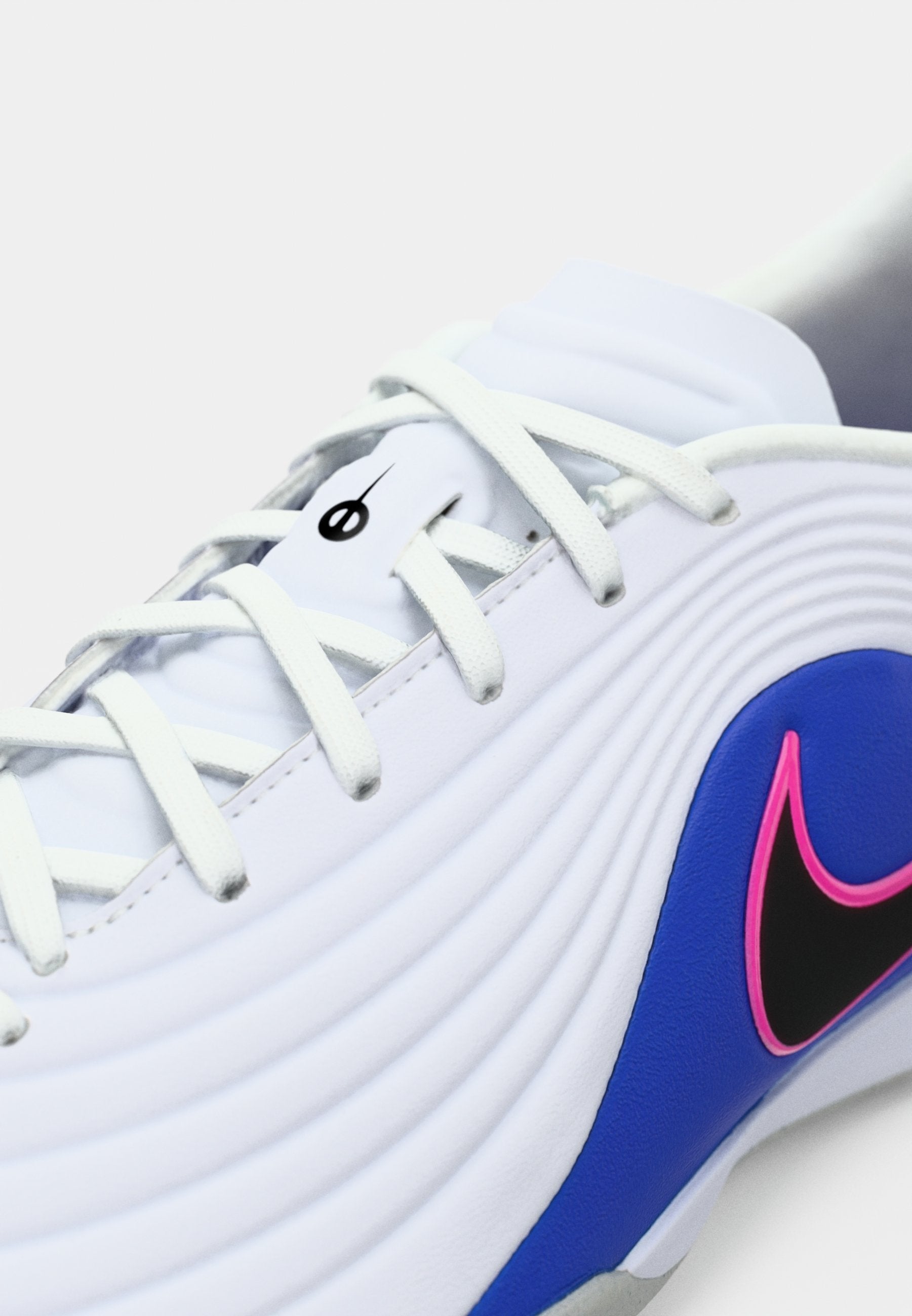 TIEMPO MAESTRO ACADEMY TF UNISEX - Halı Saha Kramponu - beyaz/siyah/yarışçı mavisi/pembe patlaması