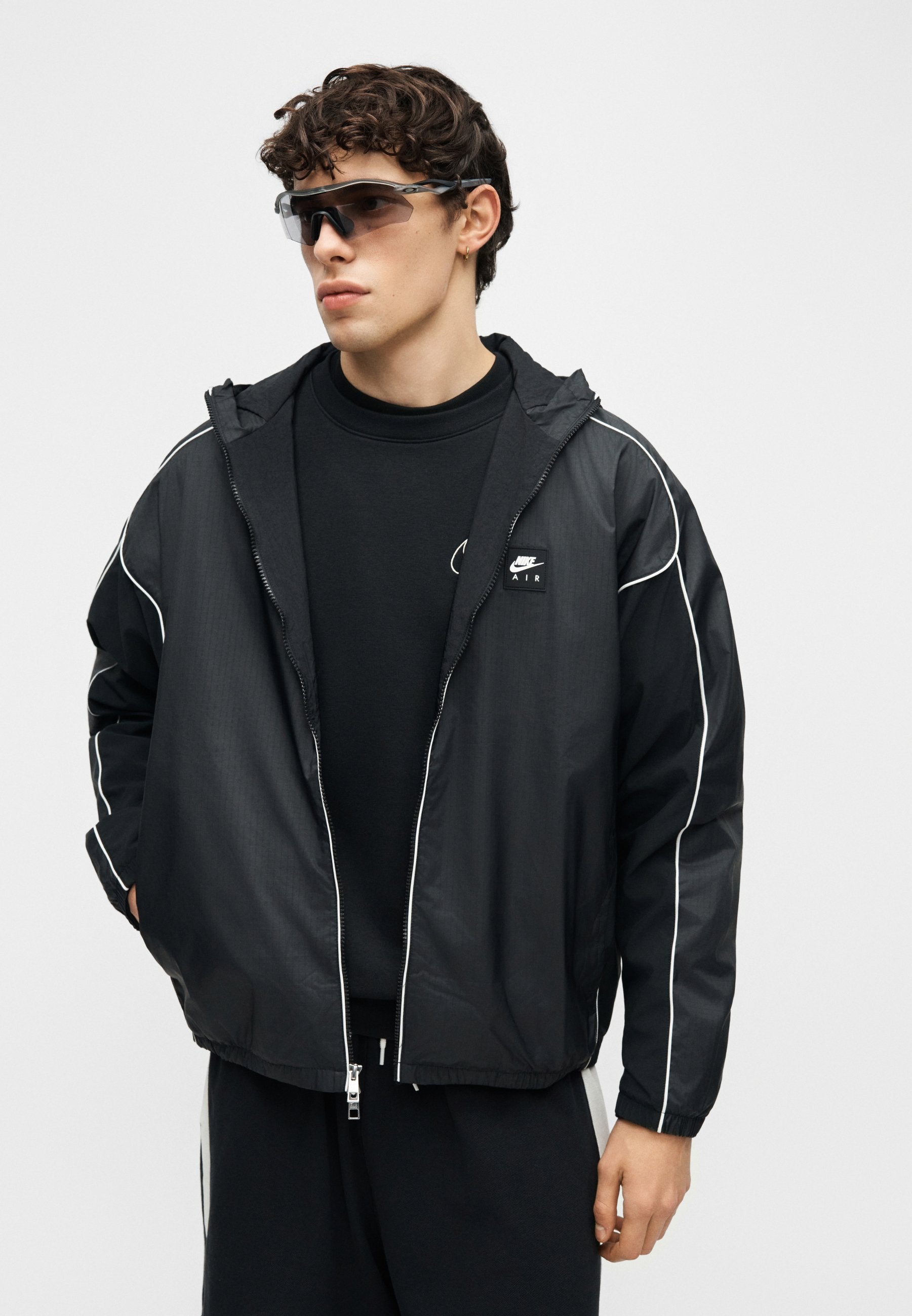 HYBRID - Light jacket - black/white