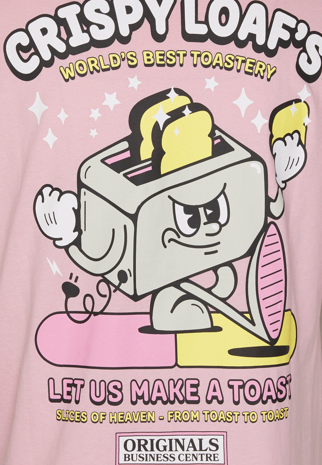 TEE COL RAS DU COU JORTOAST - T-shirt imprimé - nectar rose
