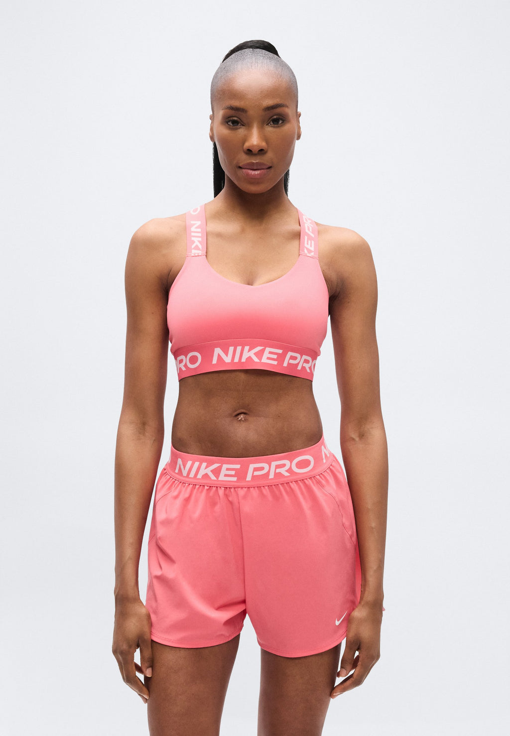 BRA - Medium support sports bra - sea coral/white