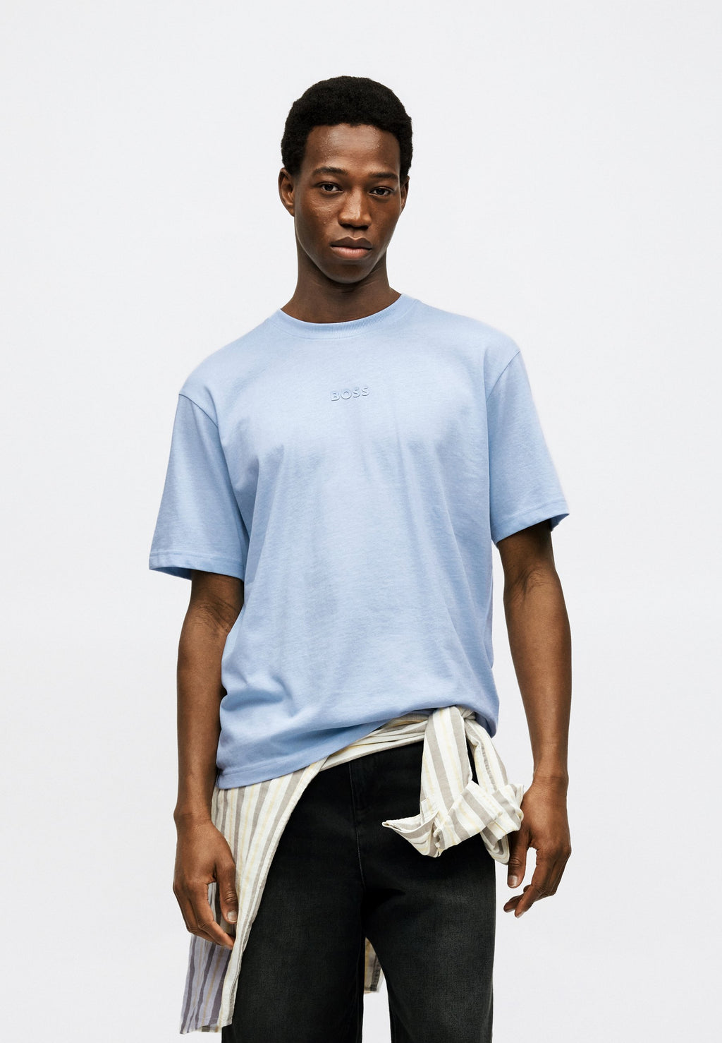 TEE - Basic T-shirt - open blue