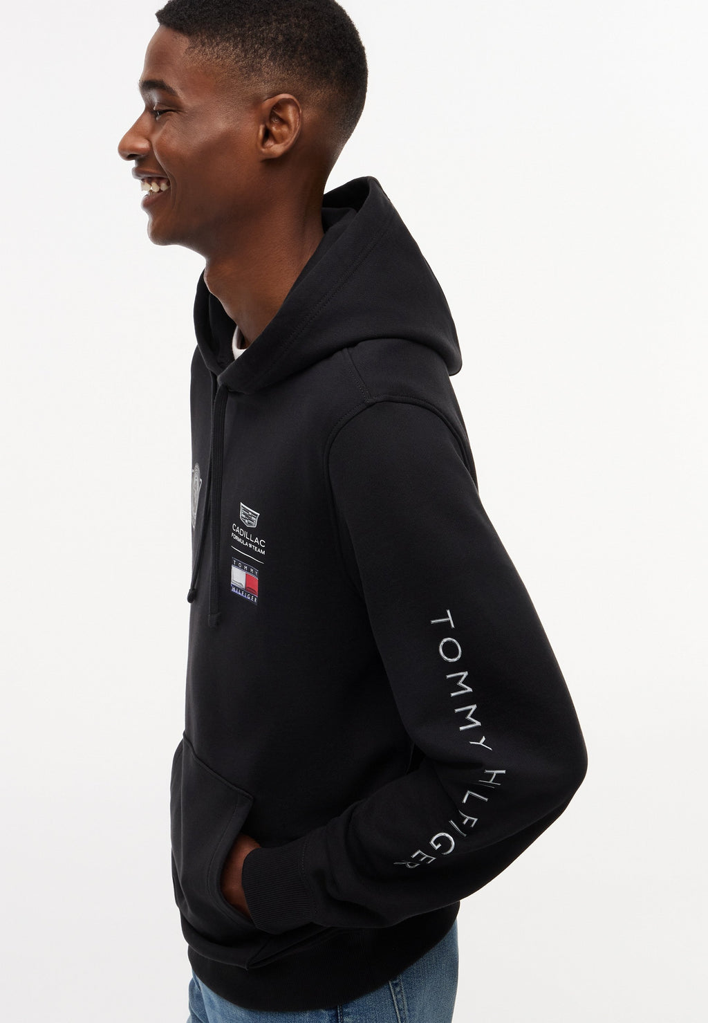 TH X CADILLAC FORMULA 1 TEAM CAR GRAPHIC HOODIE UNISEX - Hoodie - black