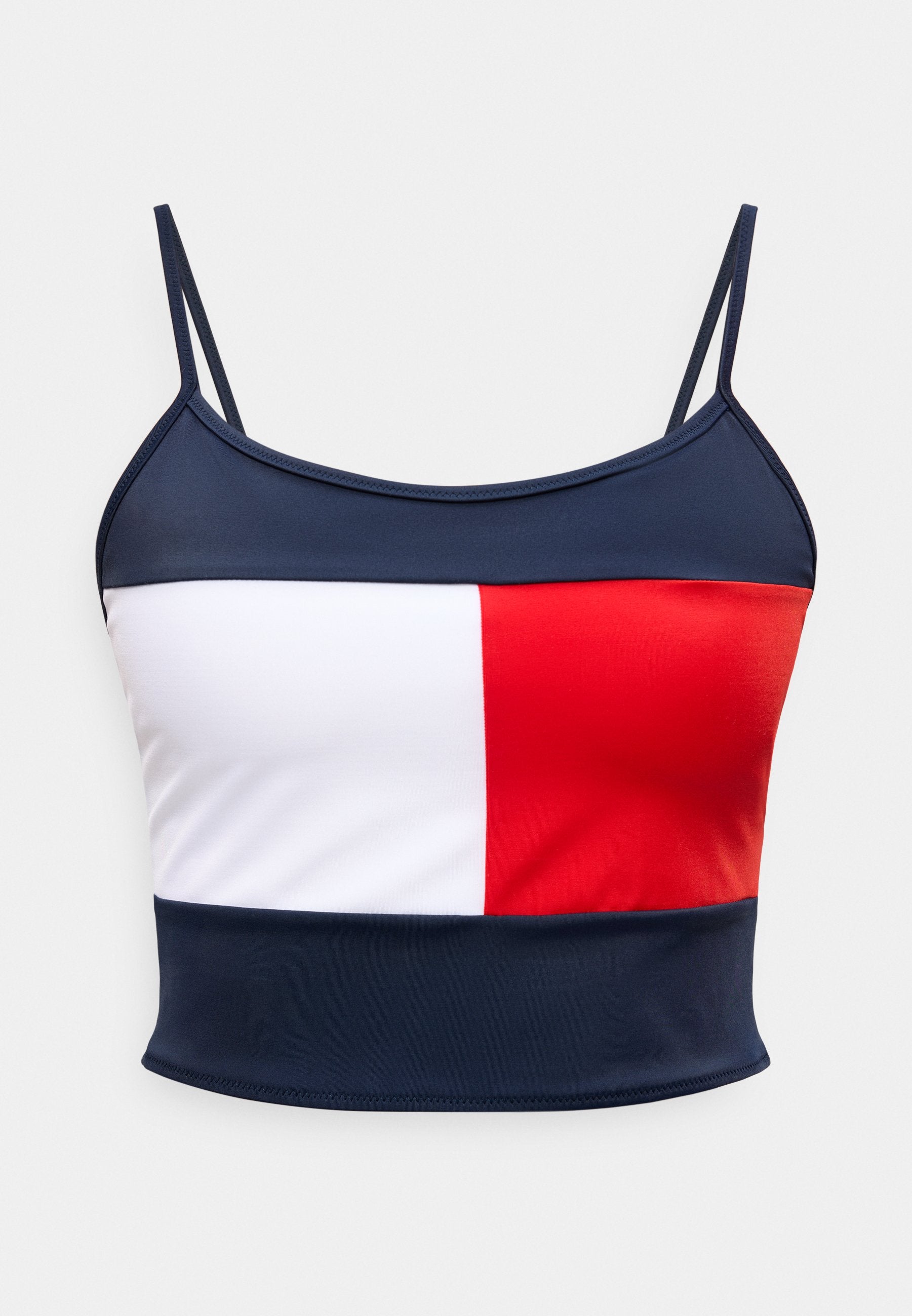 HAUT DE TANKINI COLOUR BLOCK SIGNATURE - Haut de bikini - bleu marine nuit profonde