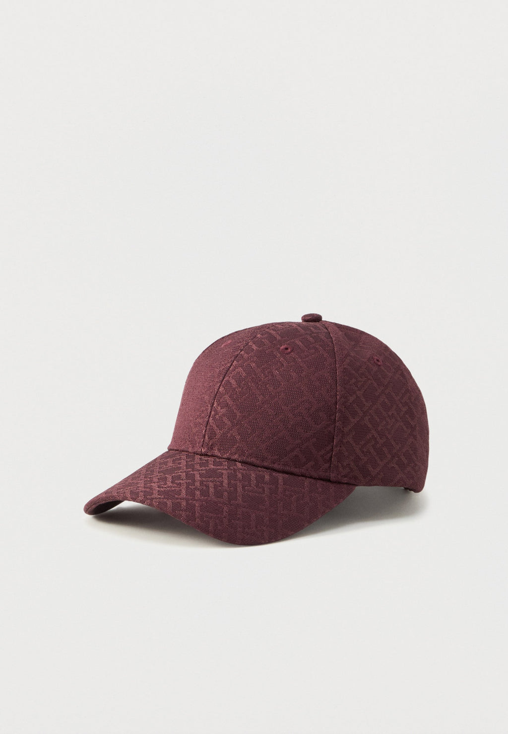 TH MONOGRAM JACQUARD BASEBALL CAP - Cap - cognac