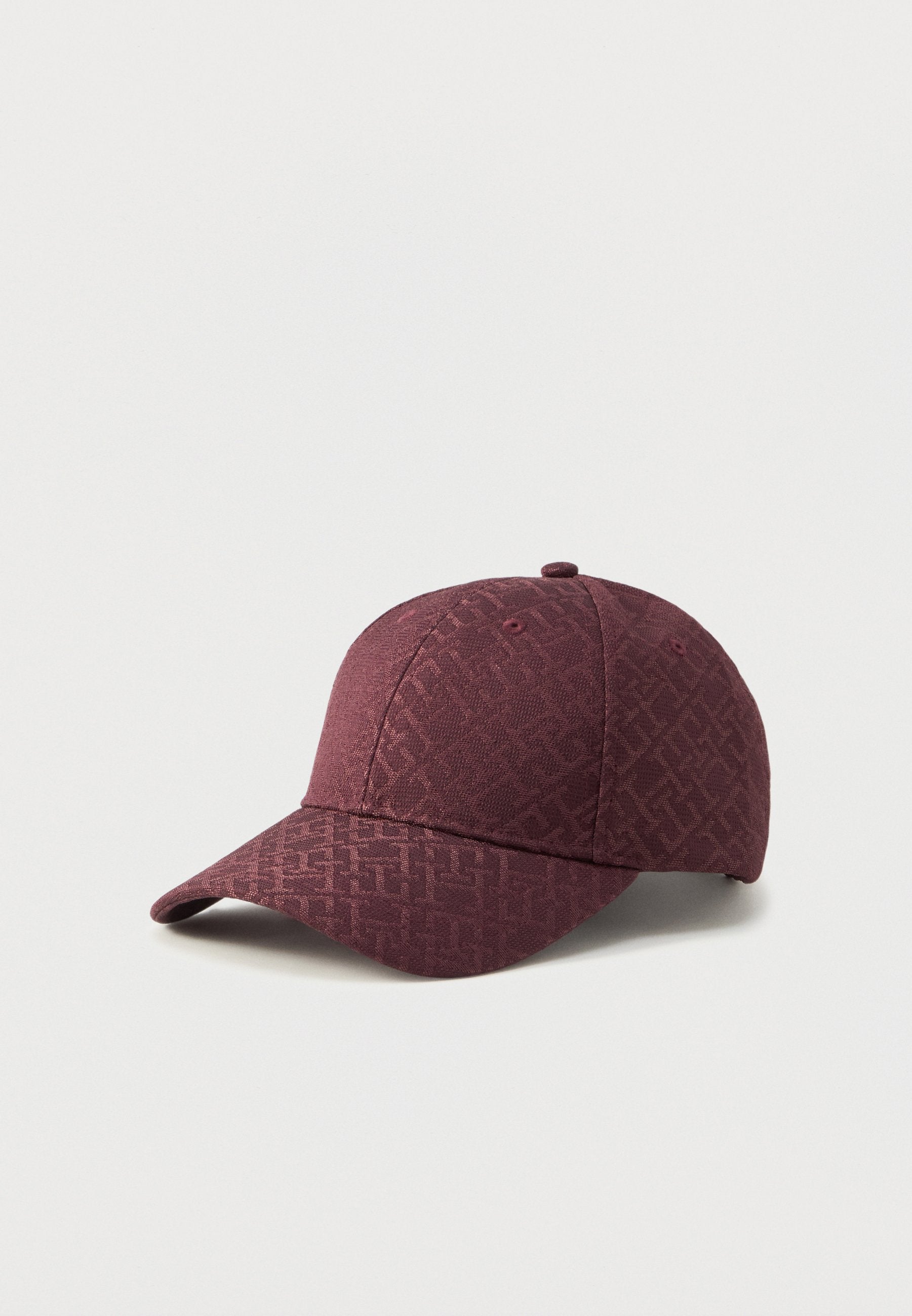 TH MONOGRAM JACQUARD BASEBALL CAP - Cap - cognac