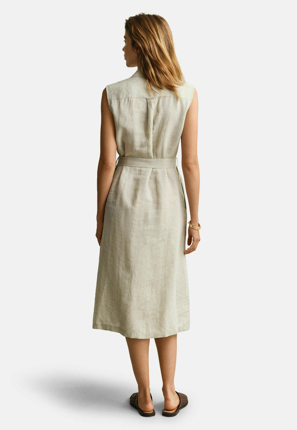 SLEEVELESS  - Shirt dress - country beige