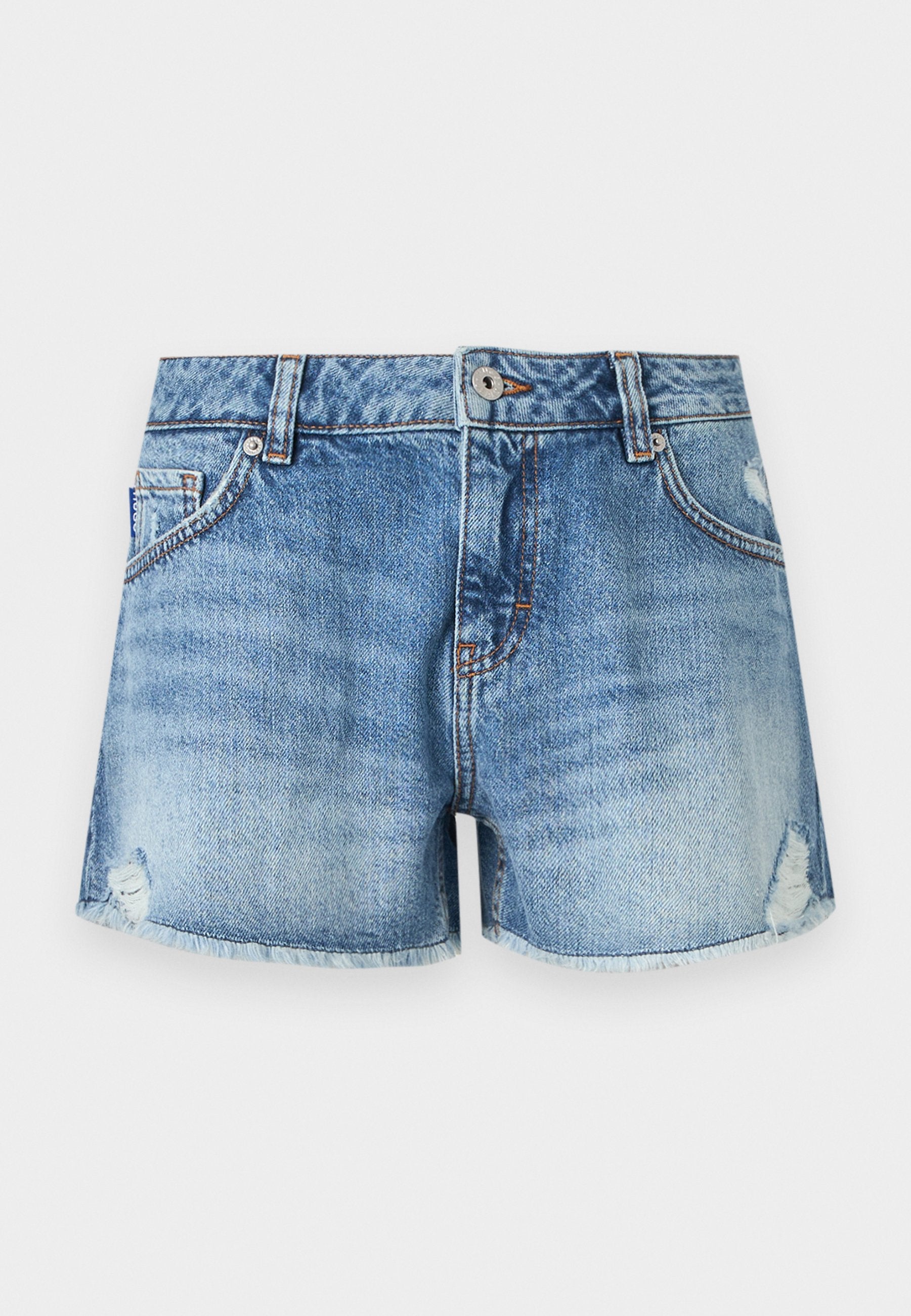 GALIMON - Denim shorts - bright blue