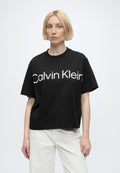 BOXY LOGO GRAPHIC - Print T-shirt - black