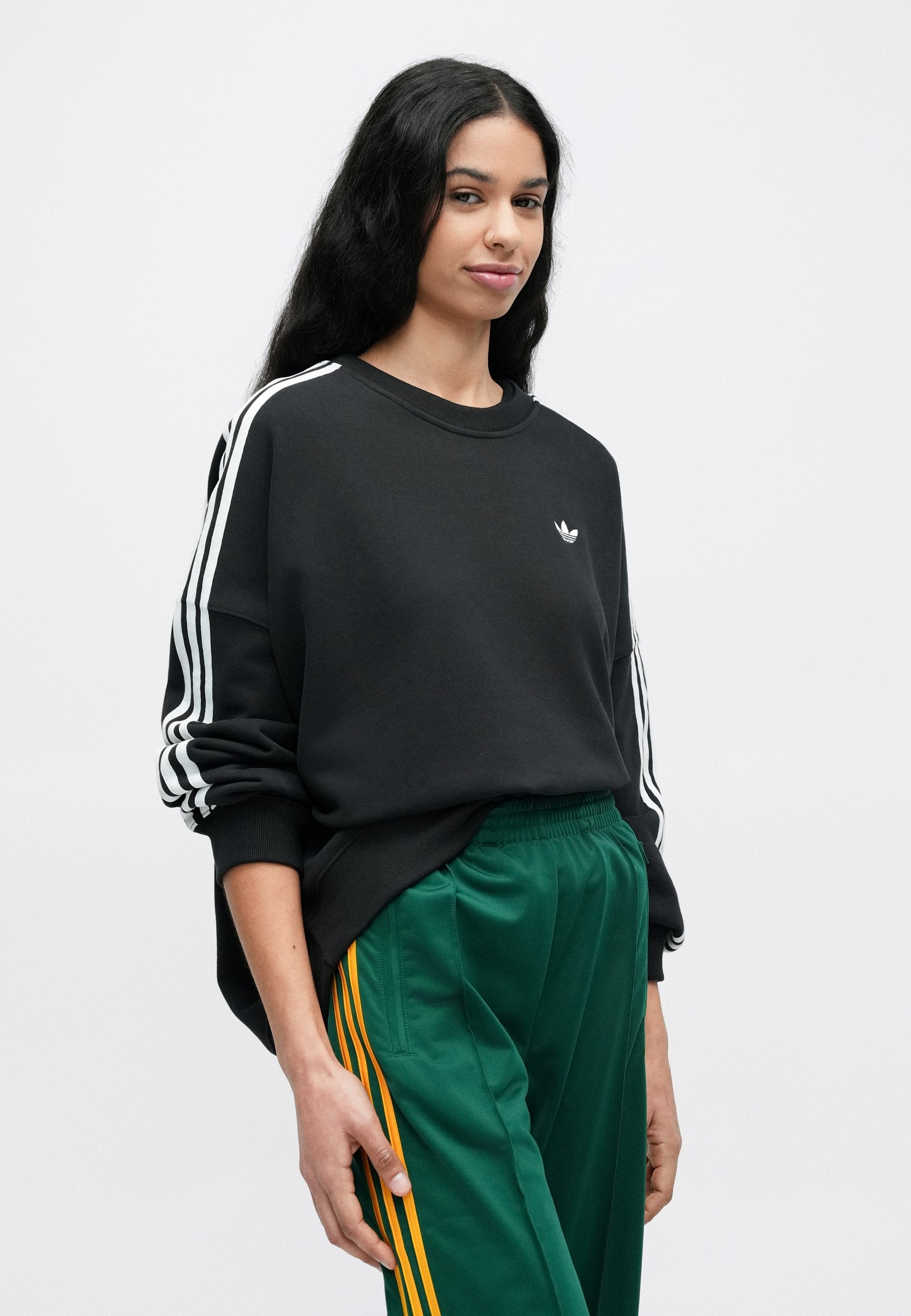 Sweatshirt - black/white