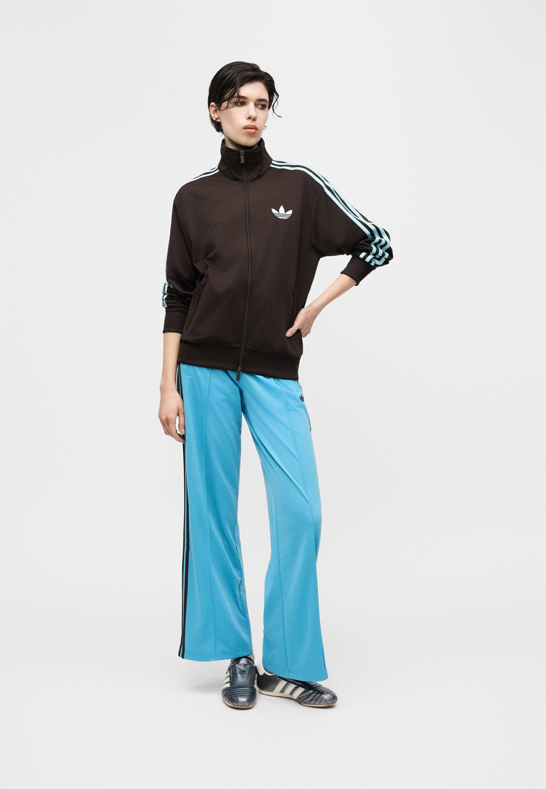 HAUT DE SURVÊTEMENT FIREBIRD TRACK LOOSE - Veste d'entraînement - aurora coffee/icey blue