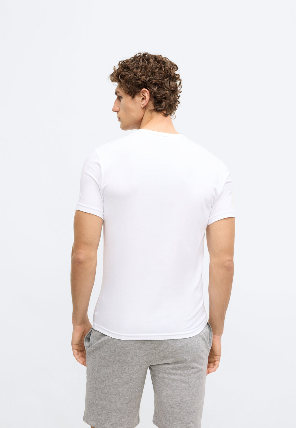 BOLD MONOGRAM PARTE ALTA CREW NECK 2 PACK - Undershirt - white/blue