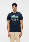 Print T-shirt - navy blue