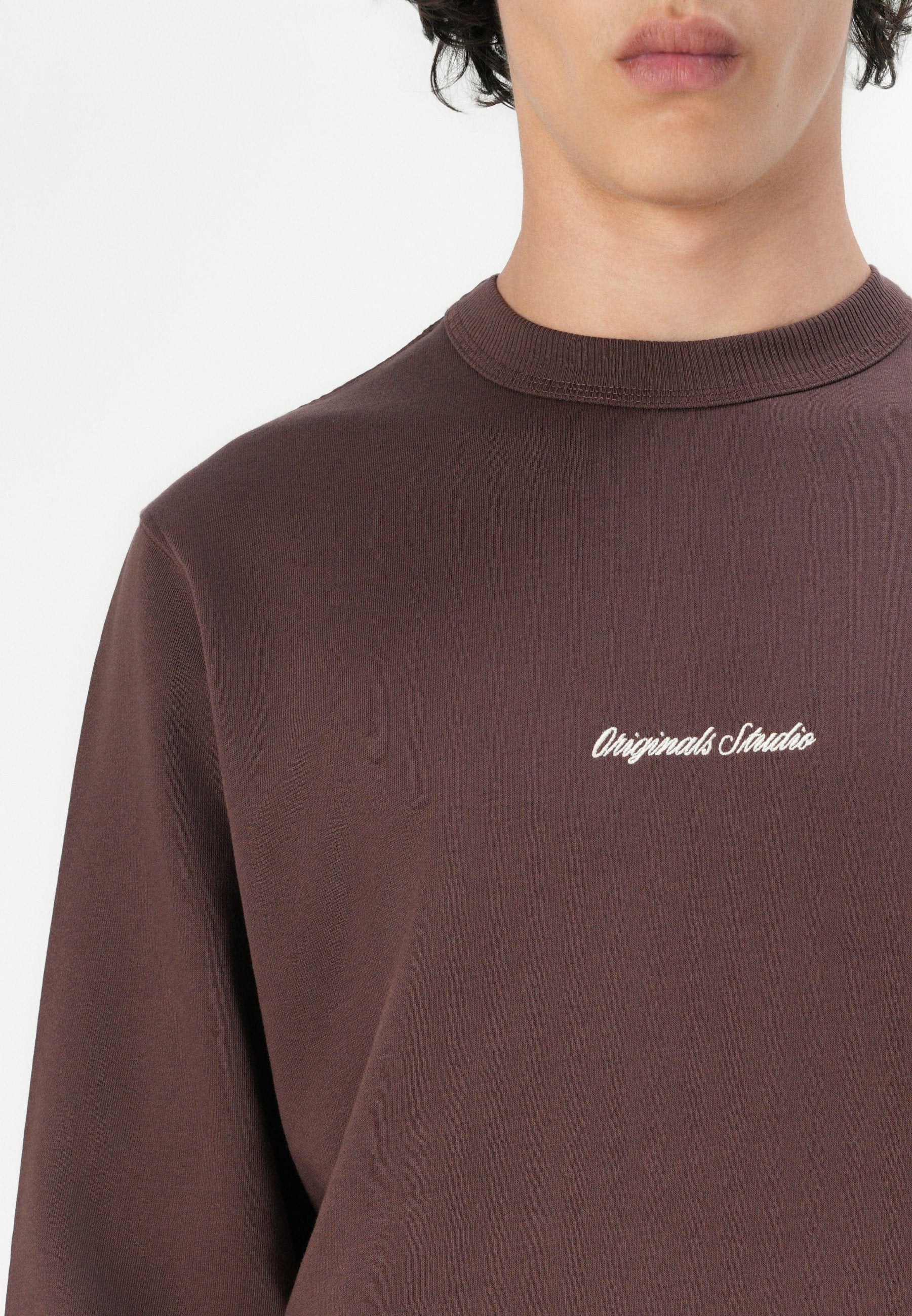Sweatshirt - deep mahogany