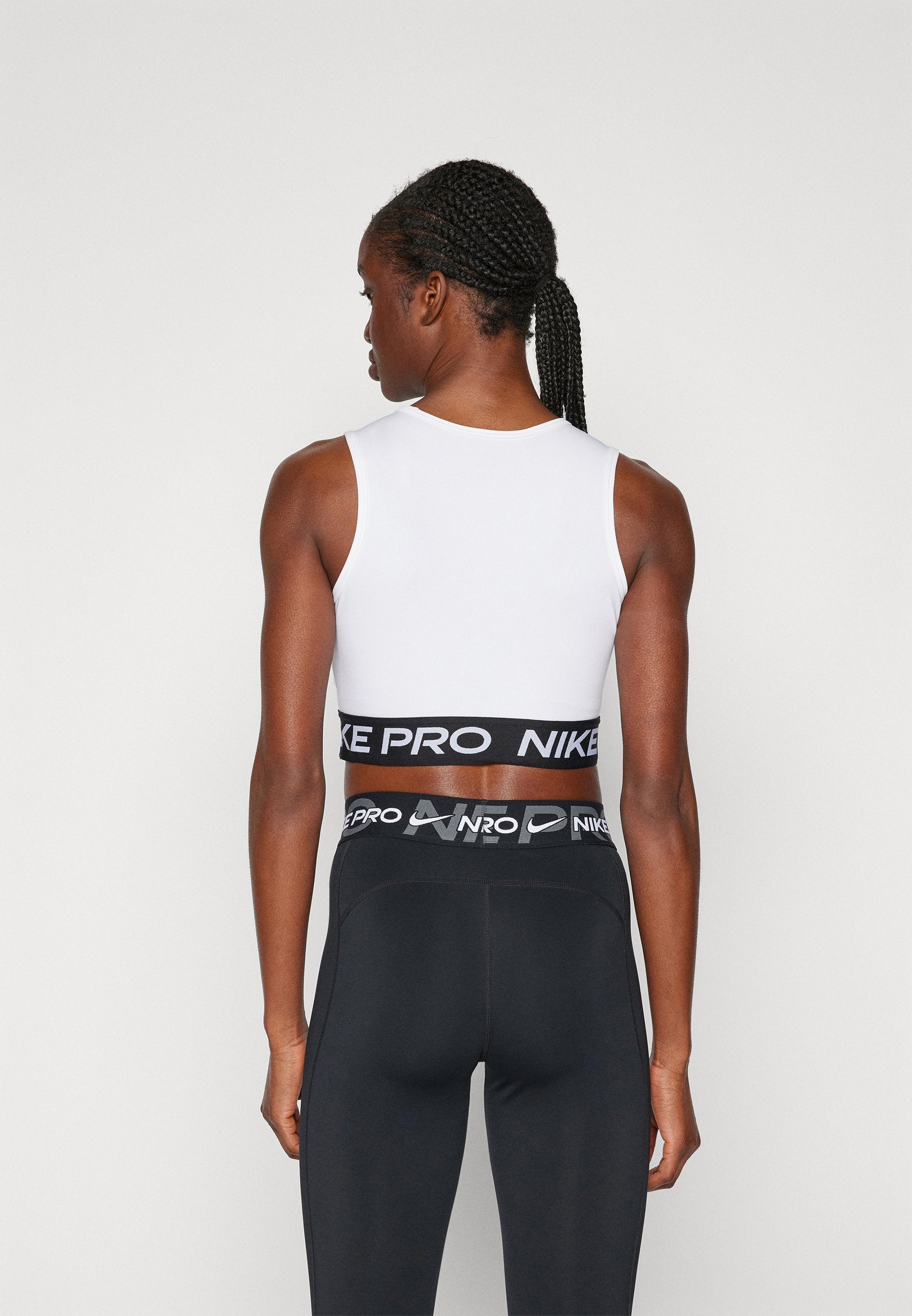 365 CROP TANK - Top - white black