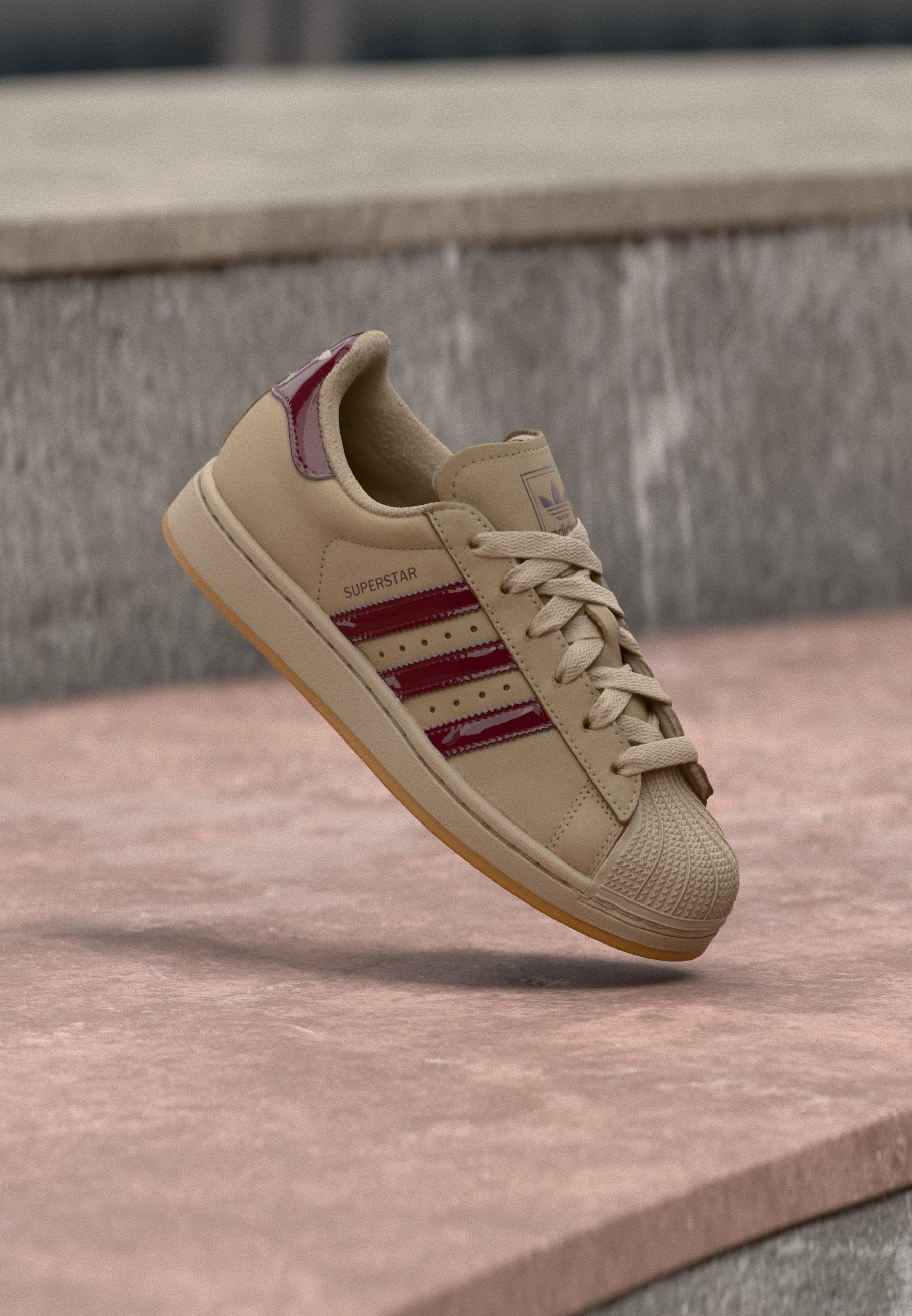 SUPERSTAR II - Spor ayakkabı - trace haki/maron
