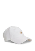PURE LINEN PIECE DYED BASEBALL CAP - Cap - white