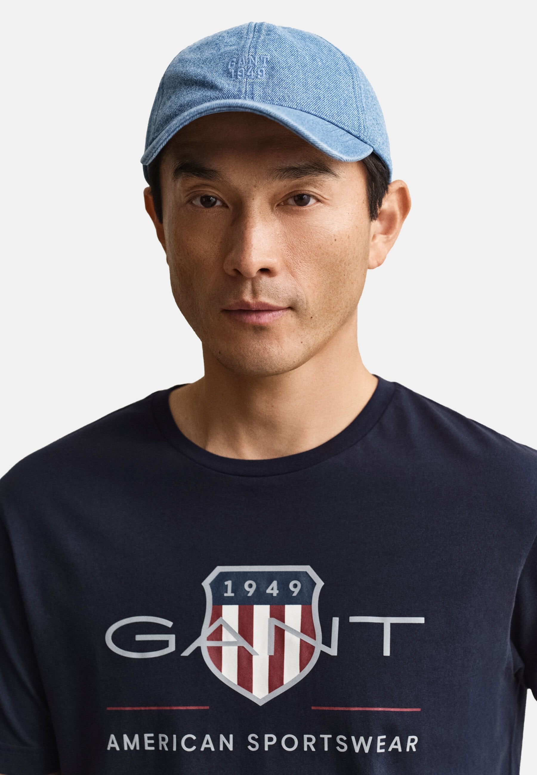 REG ARCHIVE SHIELD SS T-SHIRT - Print T-shirt - evening blue