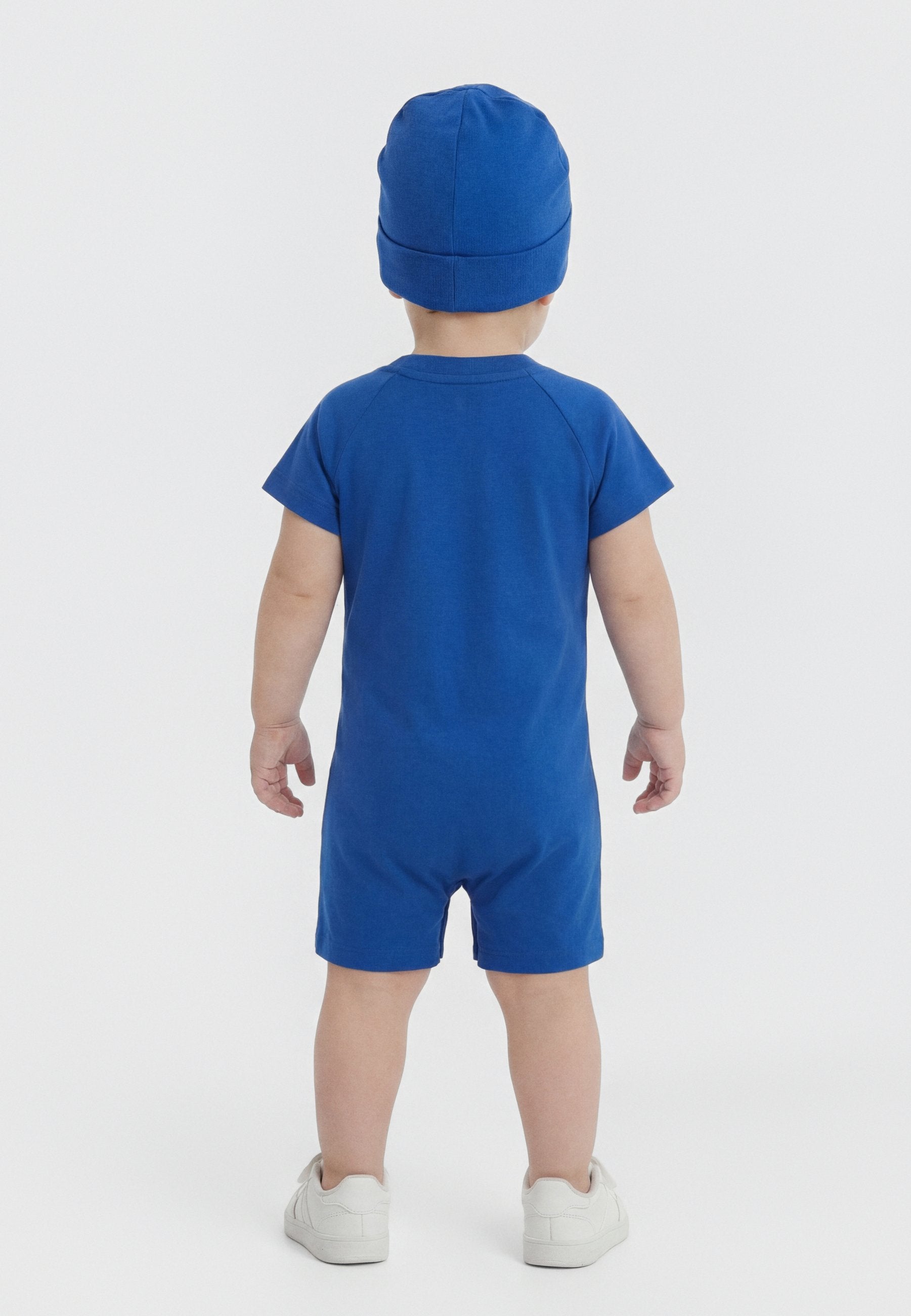 TREFOIL HEDİYE BEBEK UNISEX SET - Bere - kolej mavisi
