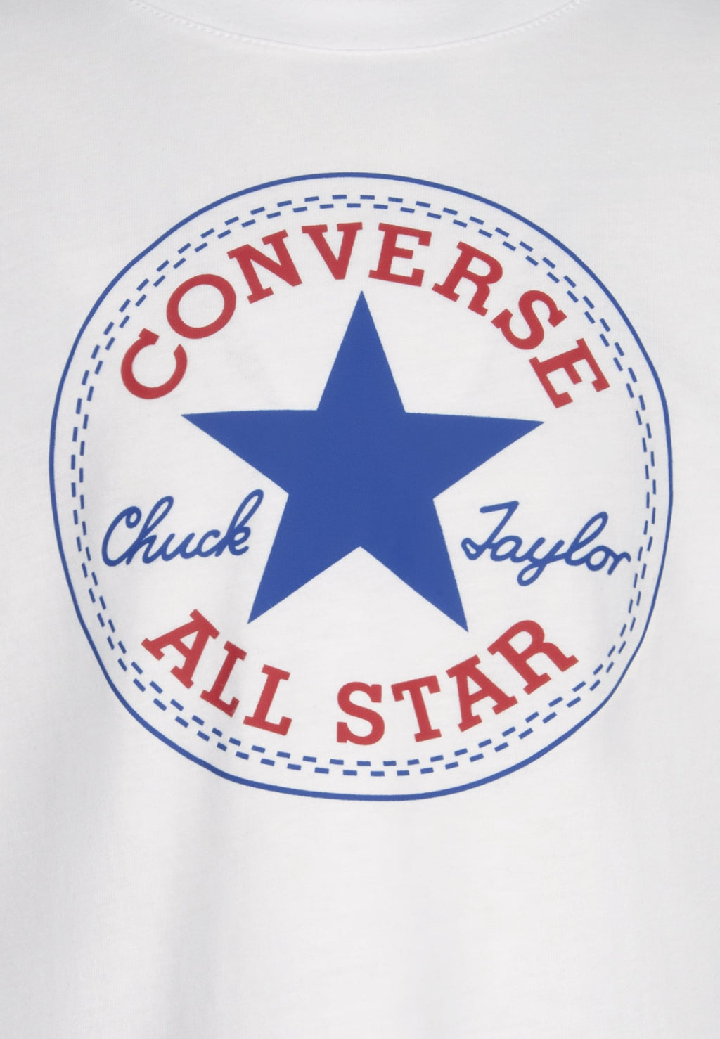 CHUCK PATCH LONG SLEEVE TEE - Long sleeved top - white