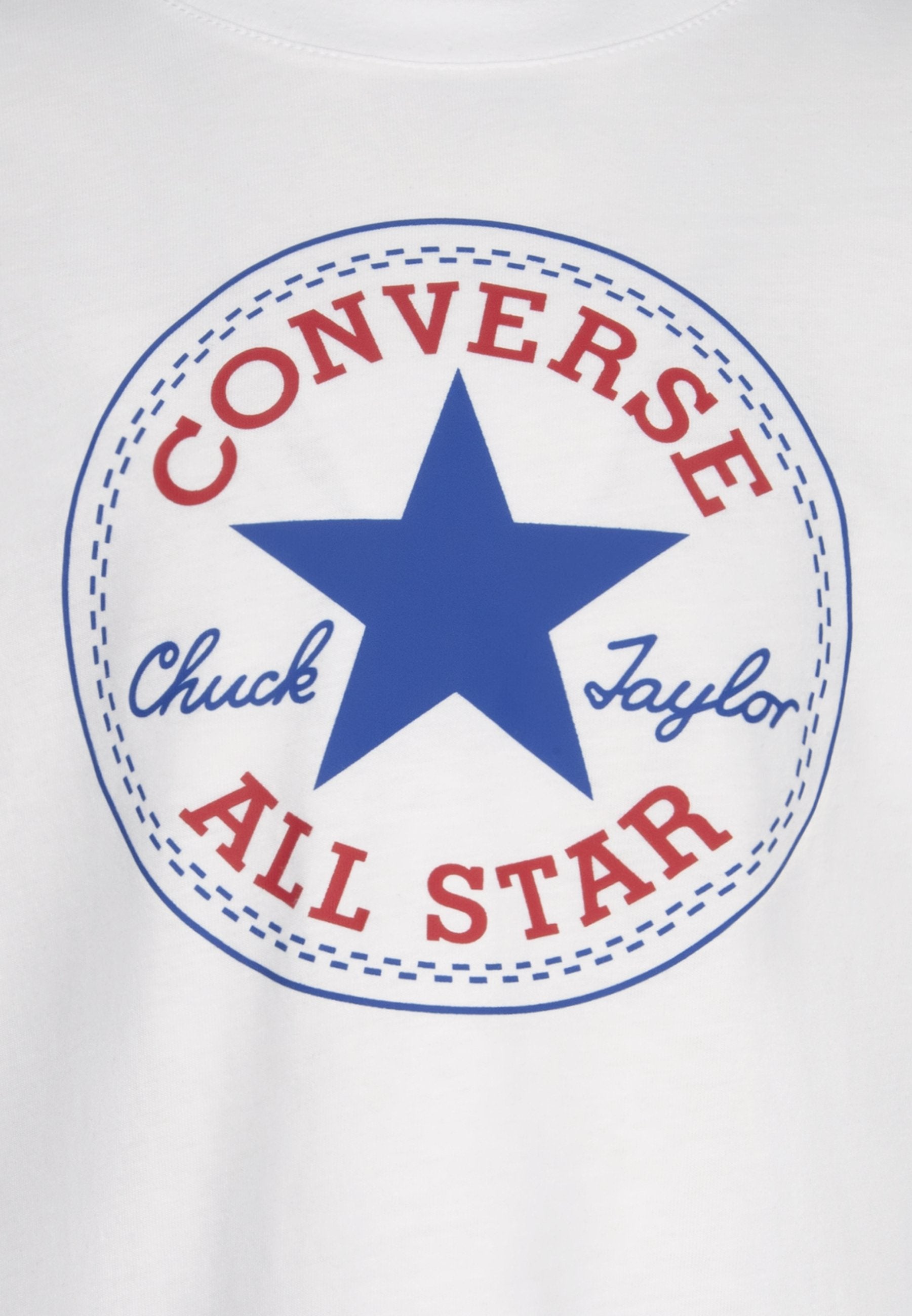 CHUCK PATCH LONG SLEEVE TEE - Long sleeved top - white