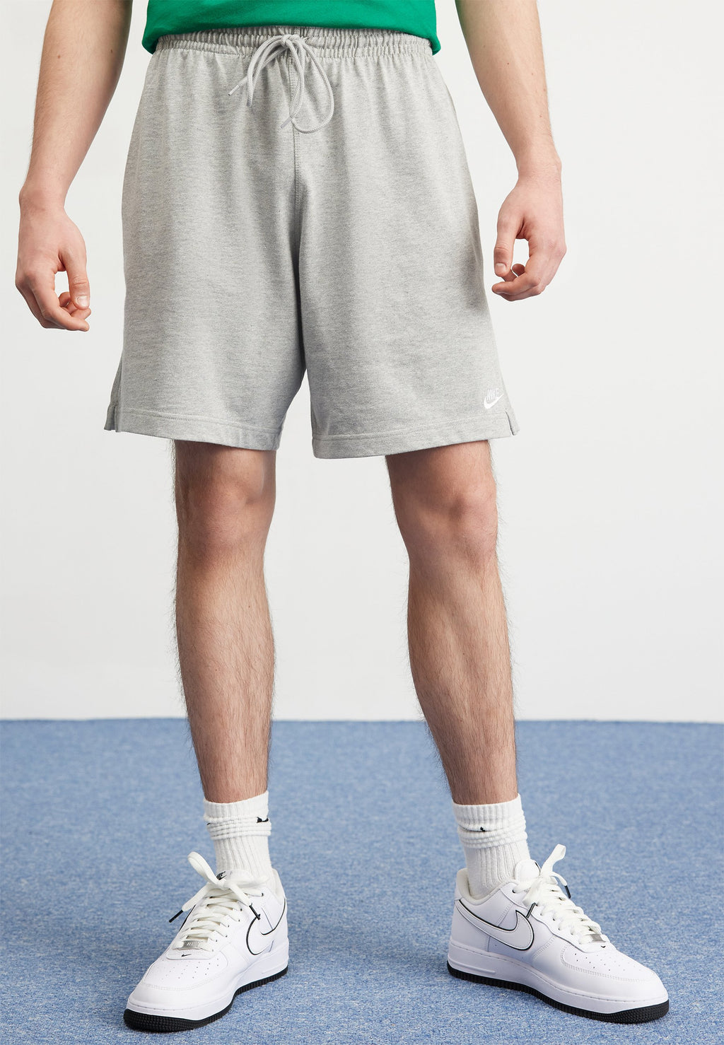 CLUB - Shorts - grey heather/white
