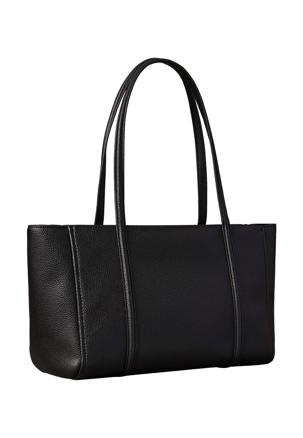EMBLEM PEBBLE TOTE - Handbag - black