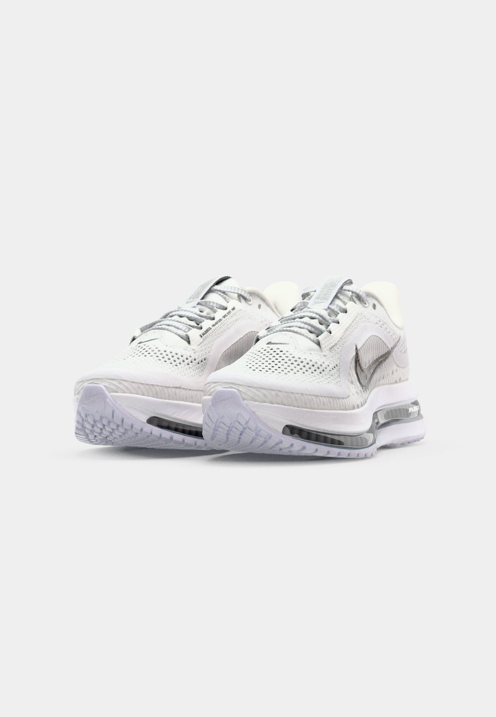 PEGASUS PREMIUM - Road running shoes - white/metallic silver