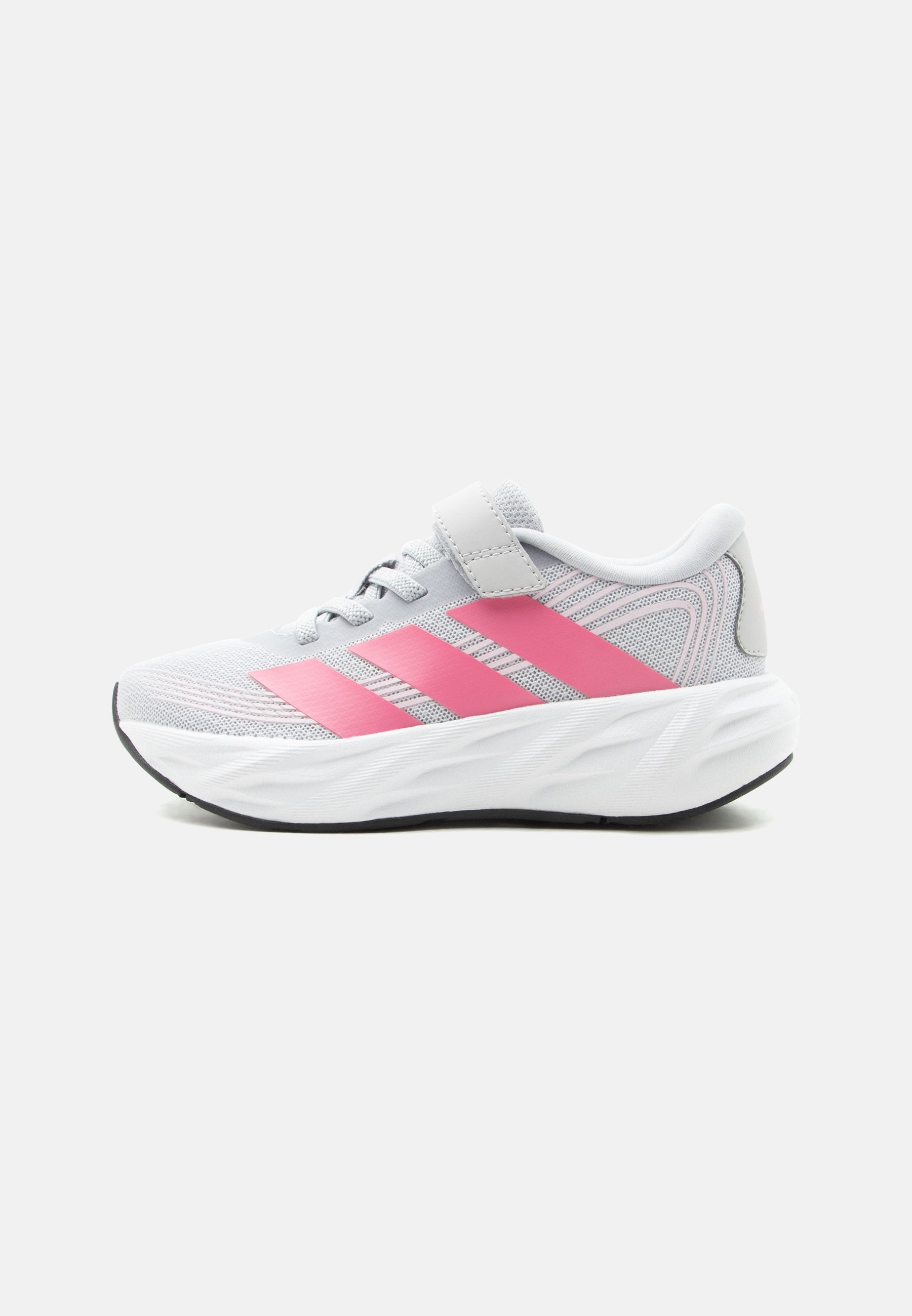 GALAXY 8 EL C UNISEX - Road running shoes - solid grey/pink fusion/clear pink