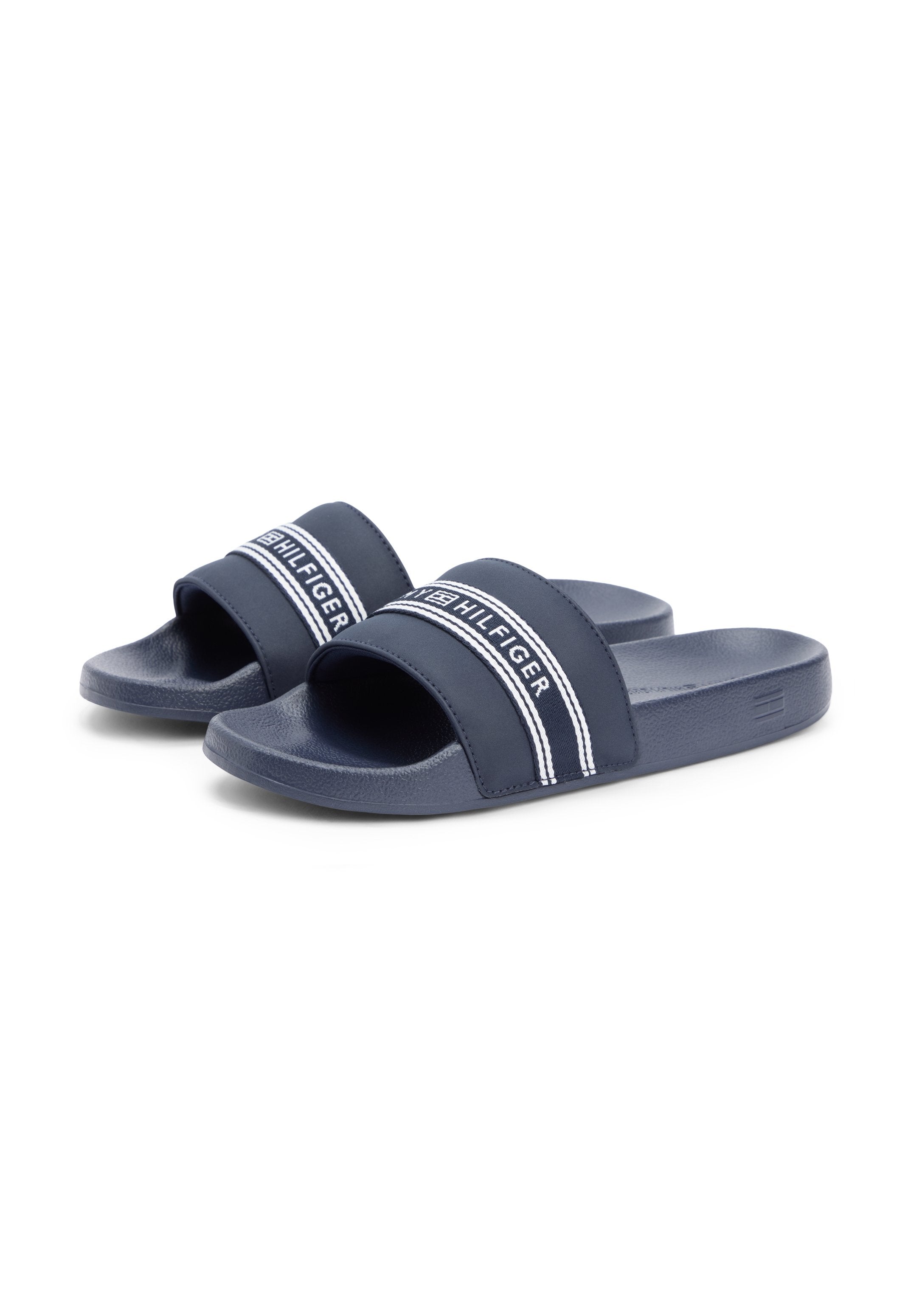 WEBBING STRAP POOL SLIDES - Pool slides - space blue