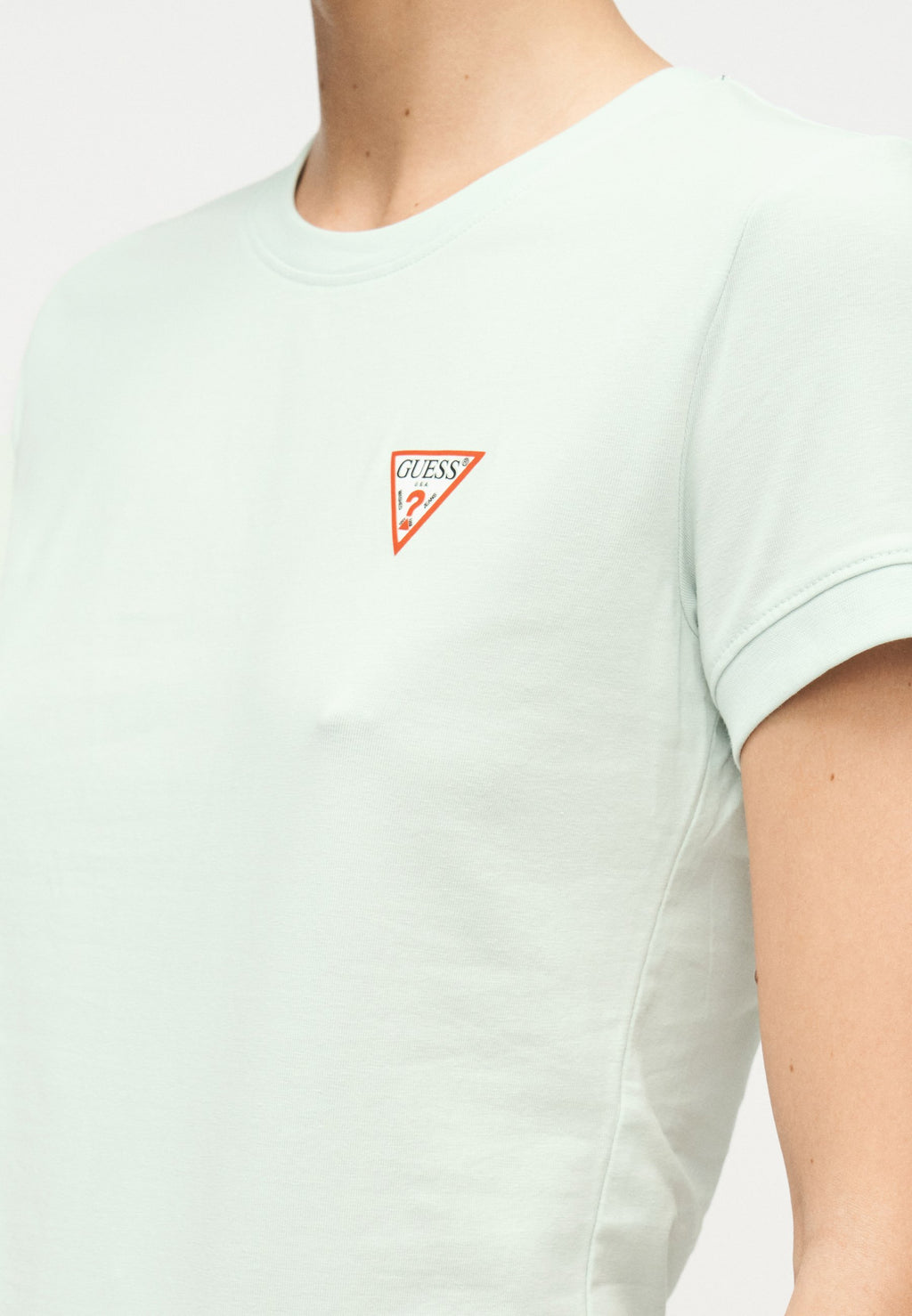 MINI TRIANGLE TEE - Basic T-shirt - misty teal