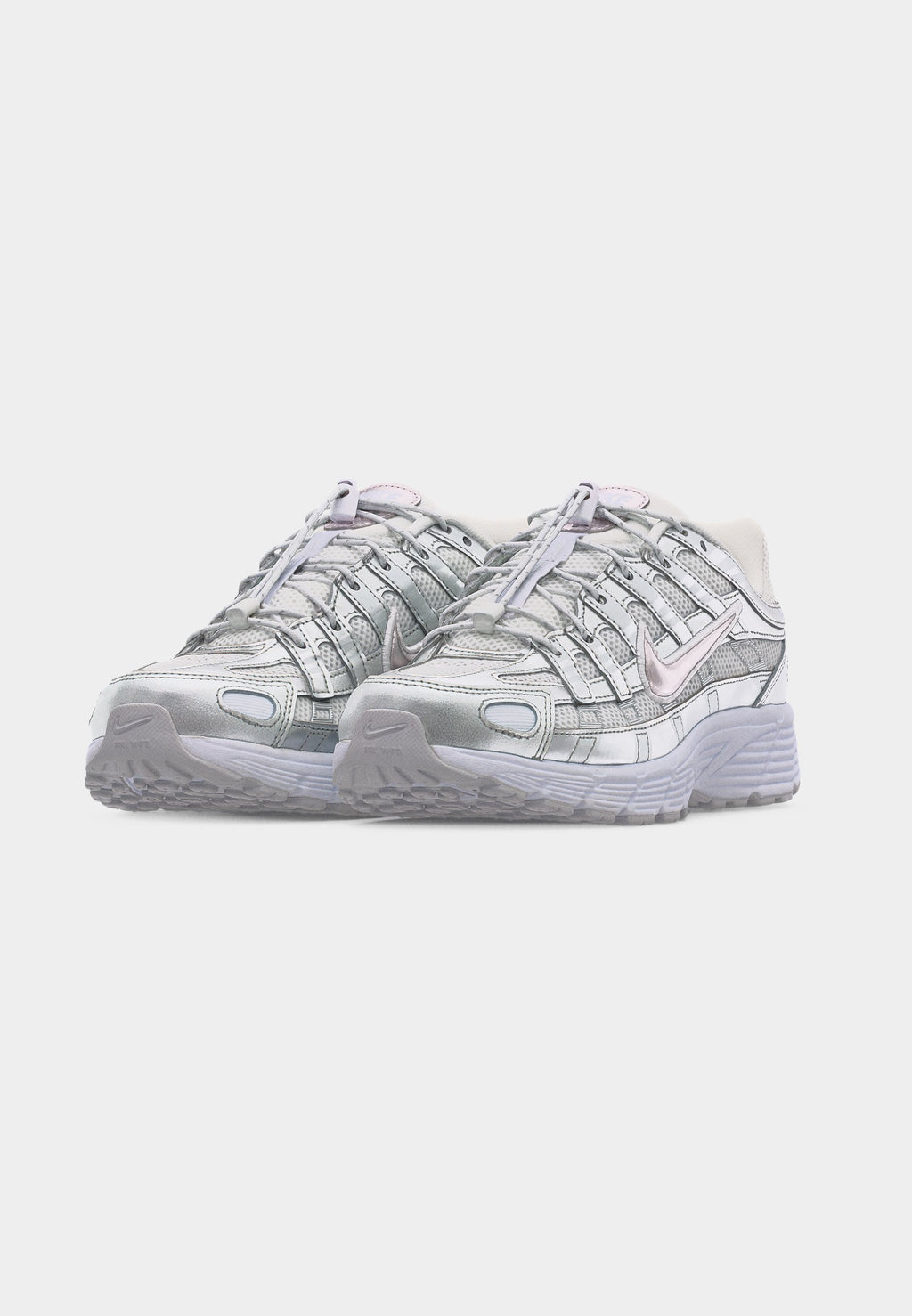 P 6000 UNISEX - Spor Ayakkabı - white/vast grey/metallic silver-coloured