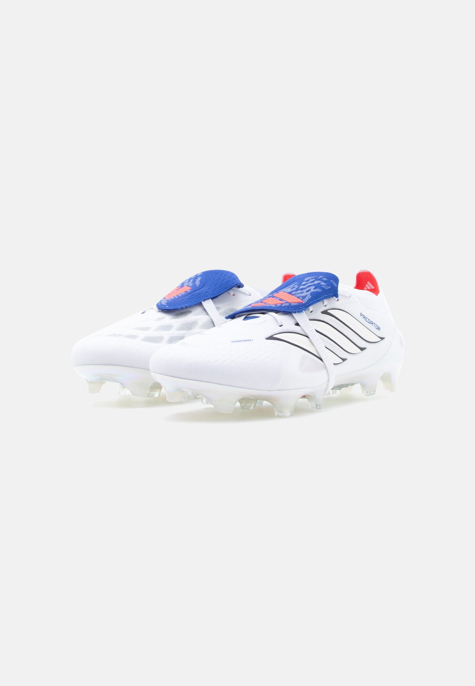 PREDATOR ELITE KATLANIR DİL - Krampon - footwear white/metallic/team royal blue