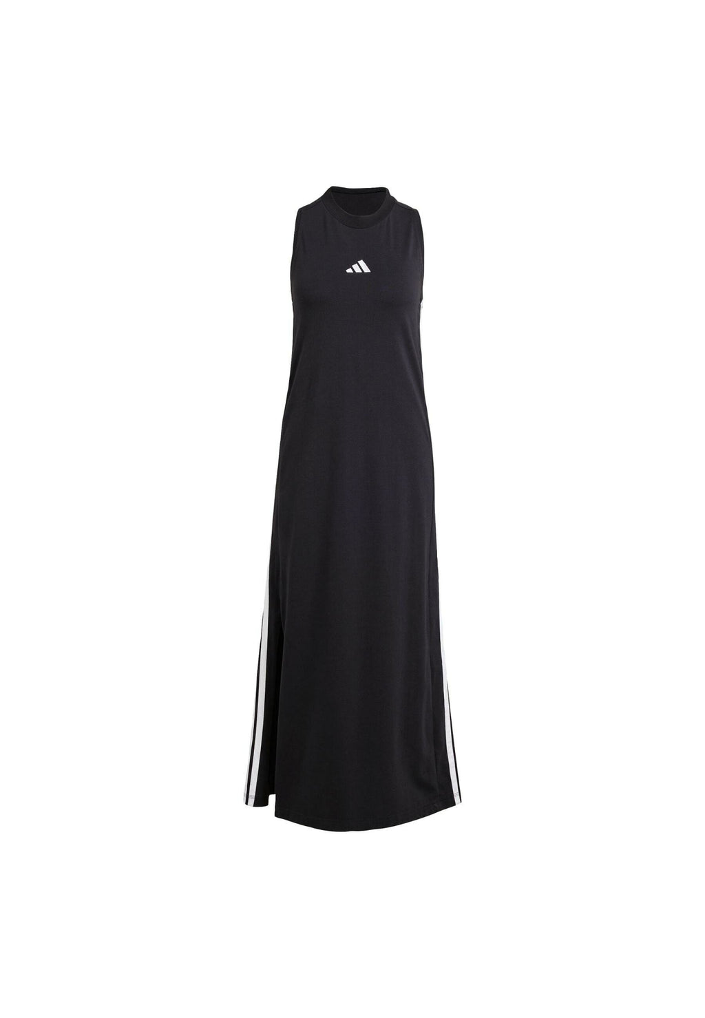 ESSENTIALS STRIPES LONG RACERBACK - Jersey dress - black   white