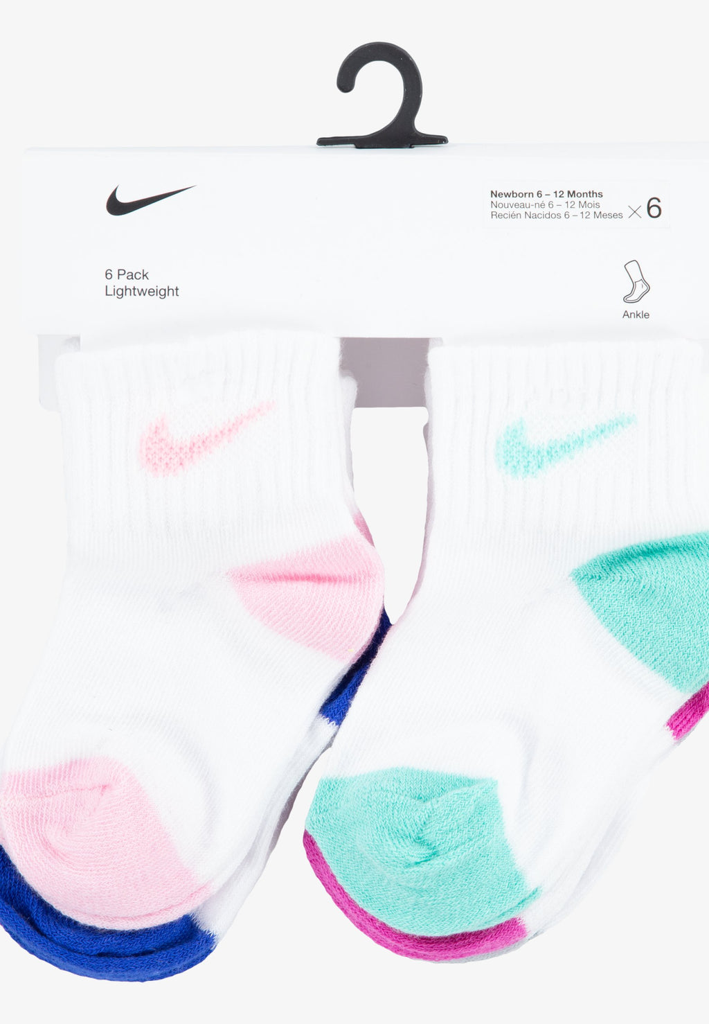 UNISEX 6 PACK - Socks - pink