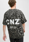 Backprintet - Print T-shirt - black