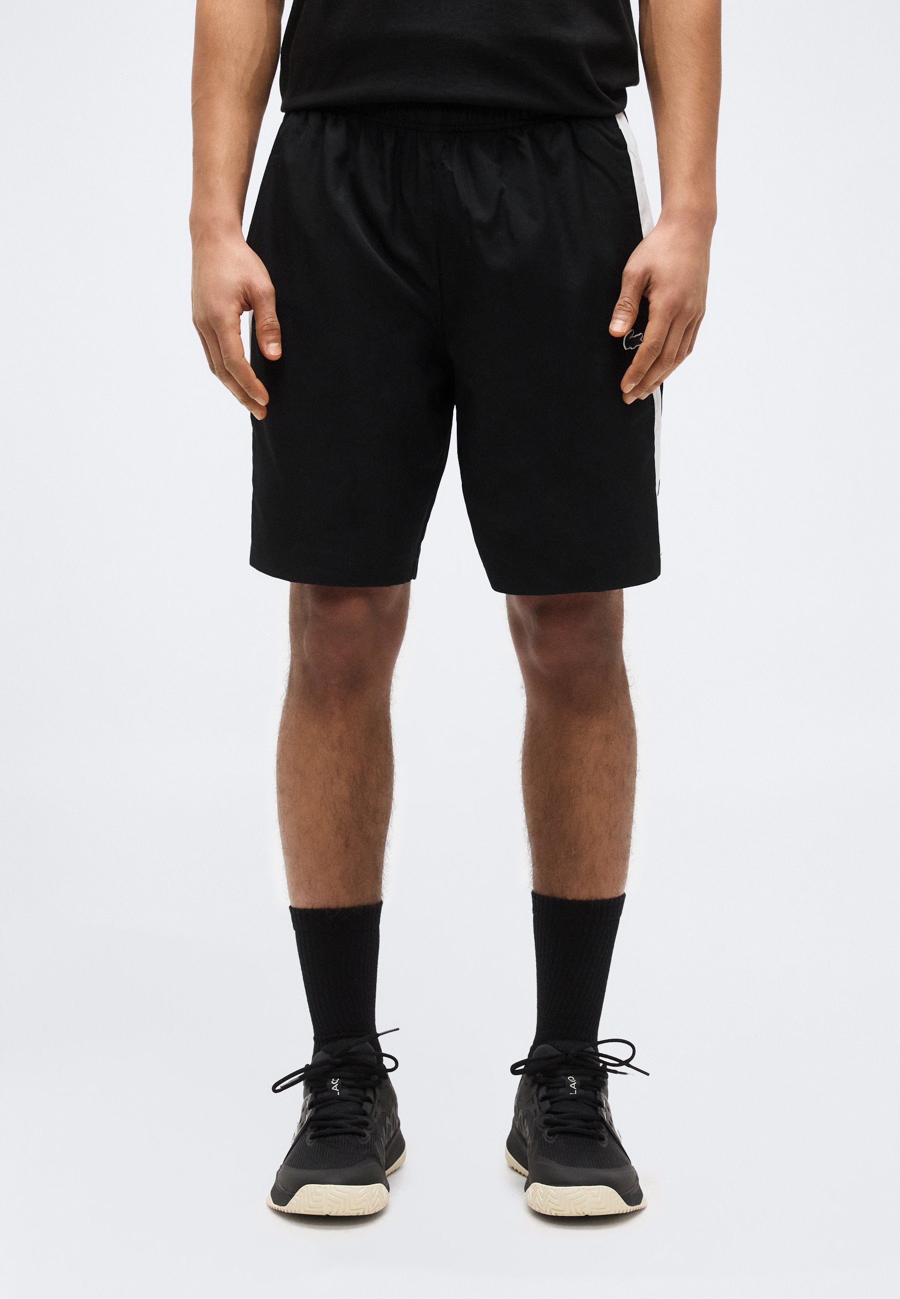 TENNIS SHORT - Sports shorts - black/white