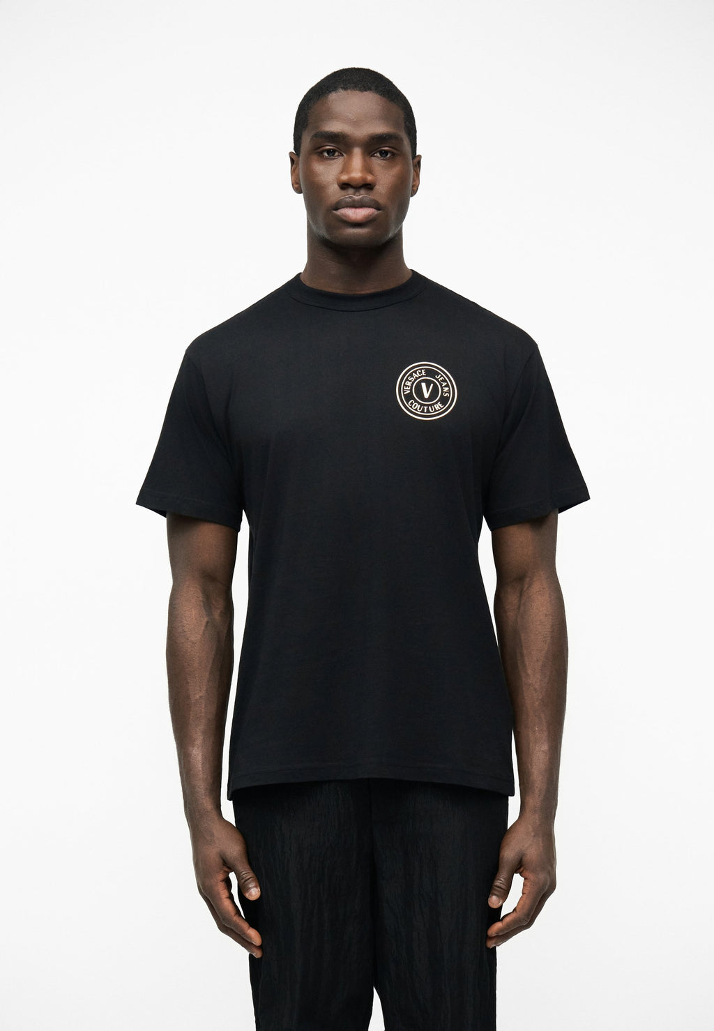 EMBLEM UNISEX - Basic T-shirt - black/gold-coloured