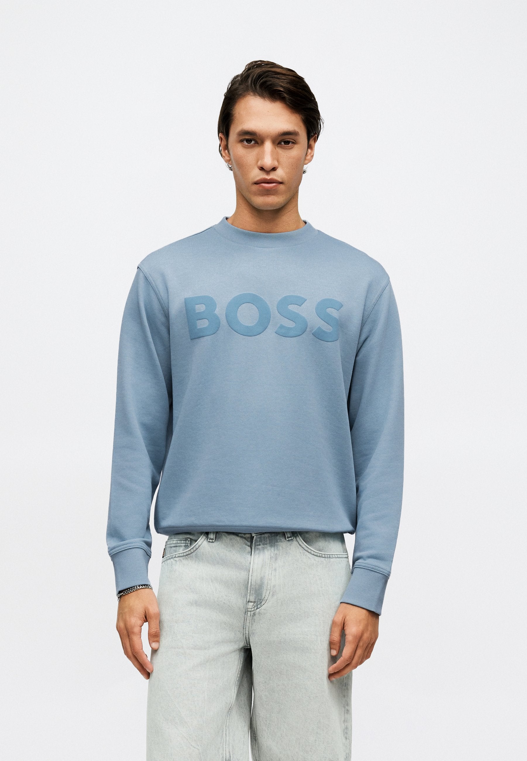 CREW - Sweatshirt - light pastel blue