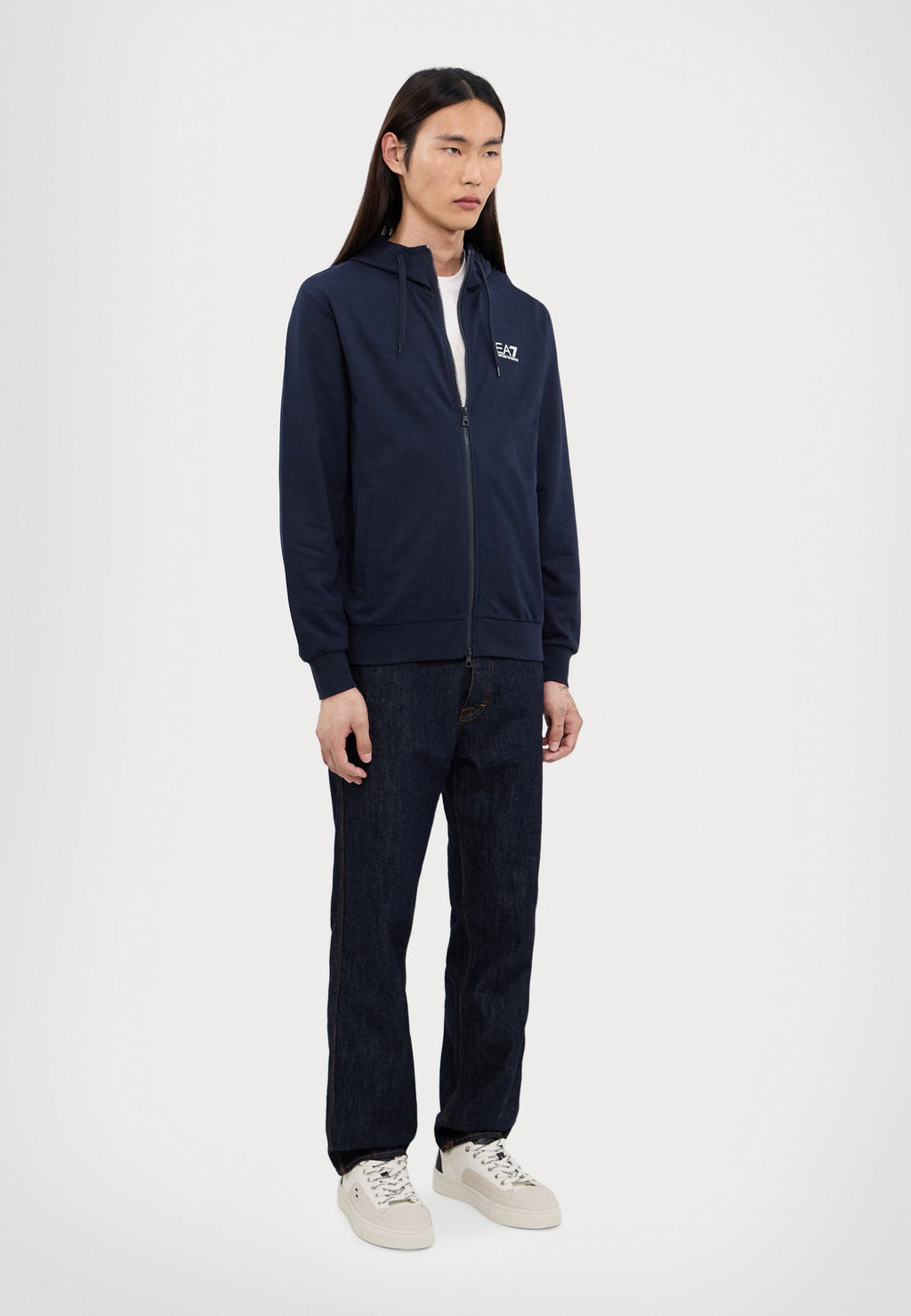 TRAIN CORE UNISEX - Zip-up sweatshirt - armani blue