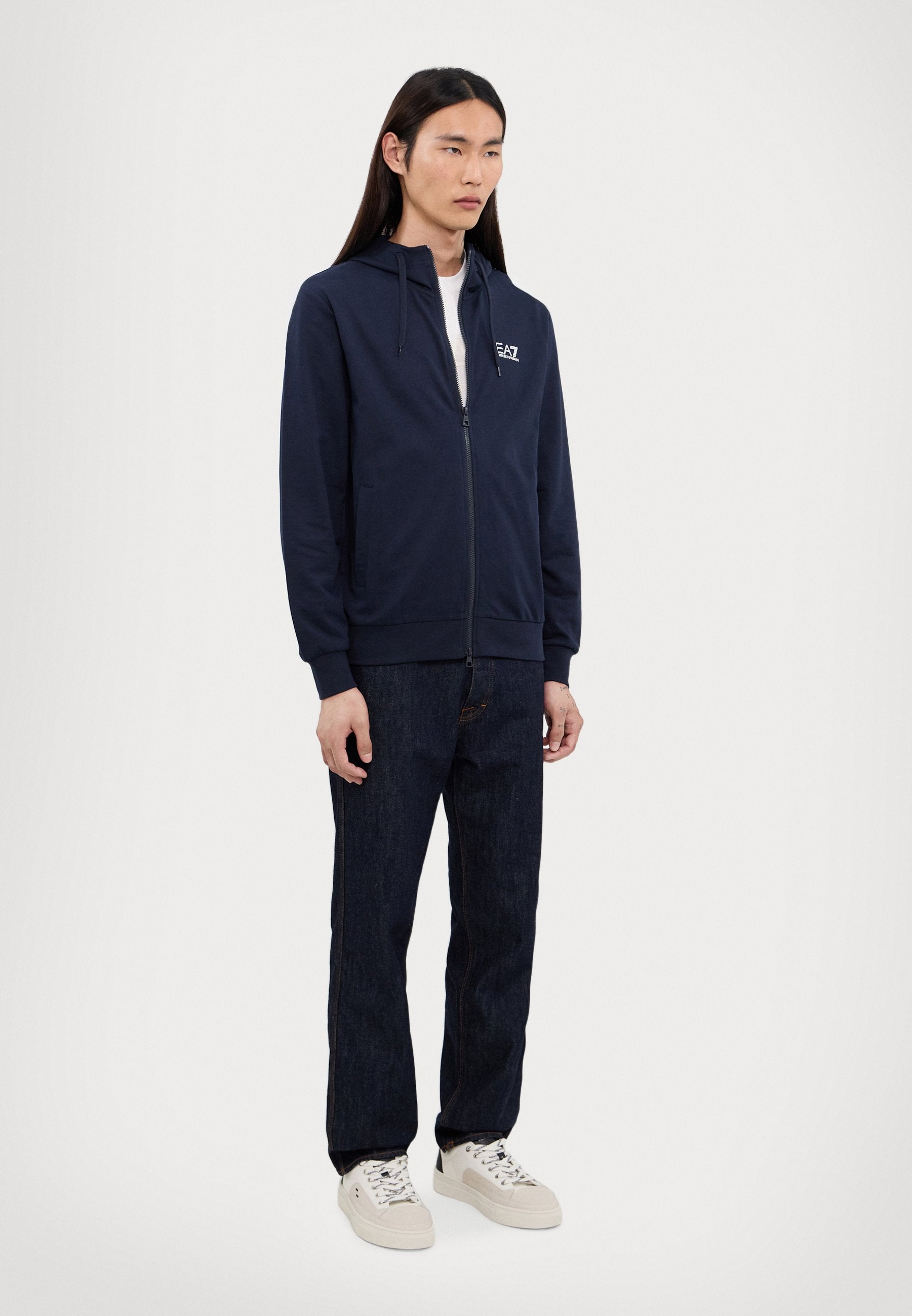 TRAIN CORE UNISEX - Zip-up sweatshirt - armani blue