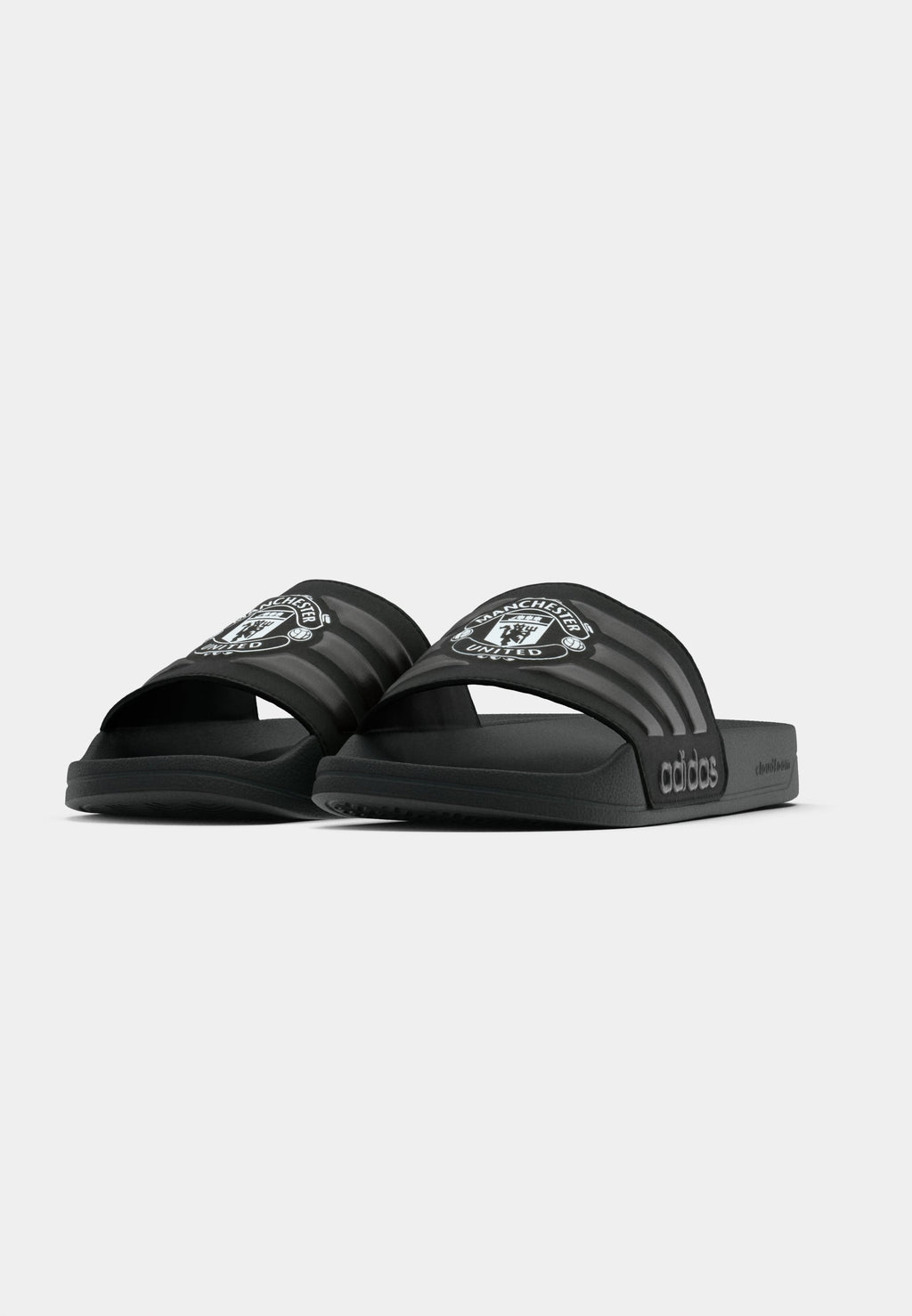 ADILETTE MANCHESTER UNITED UNISEX - Pool slides - core black