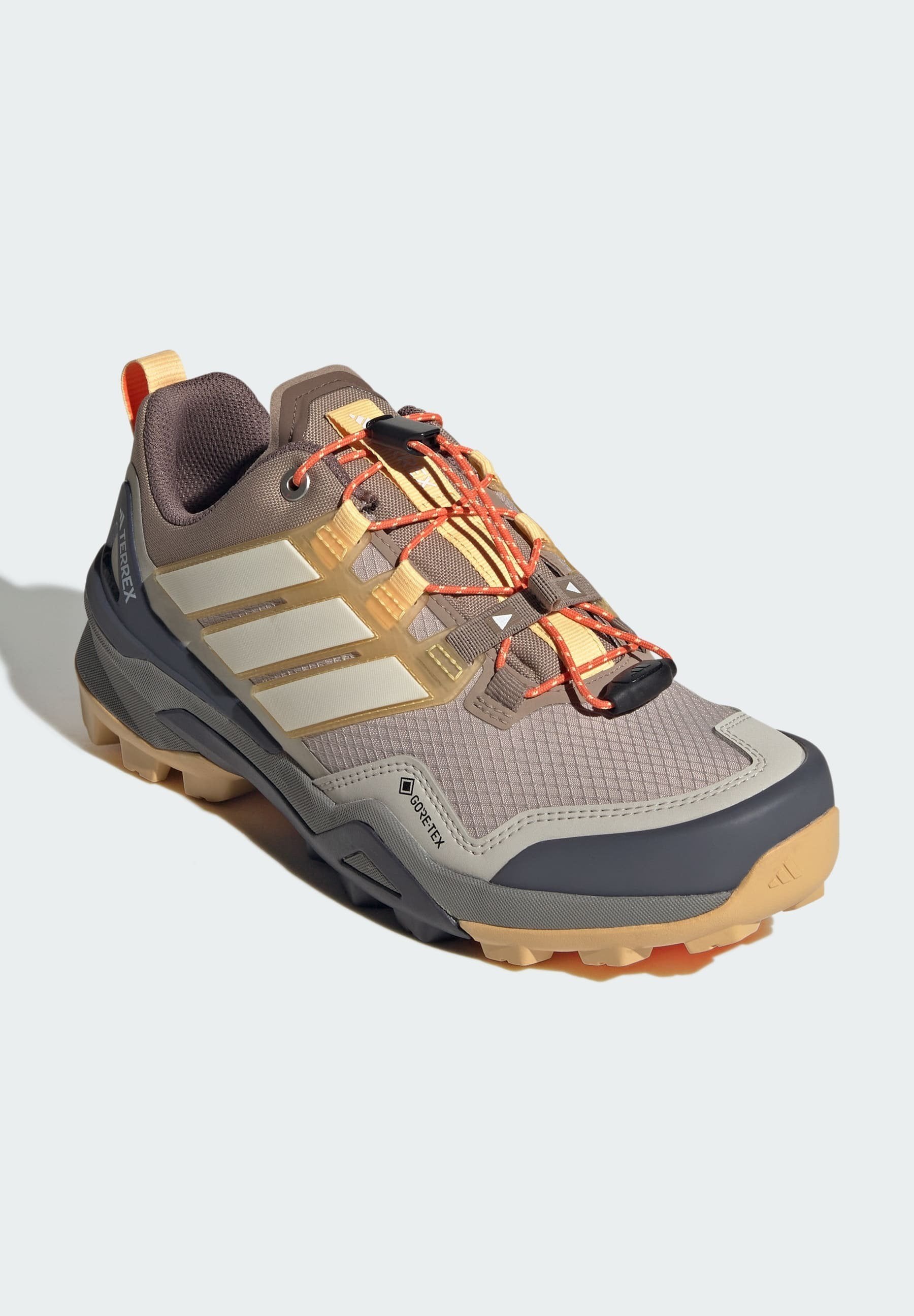 TERREX SKYCHASER GTX W - Hiking shoes - taupe off white ice tangerine